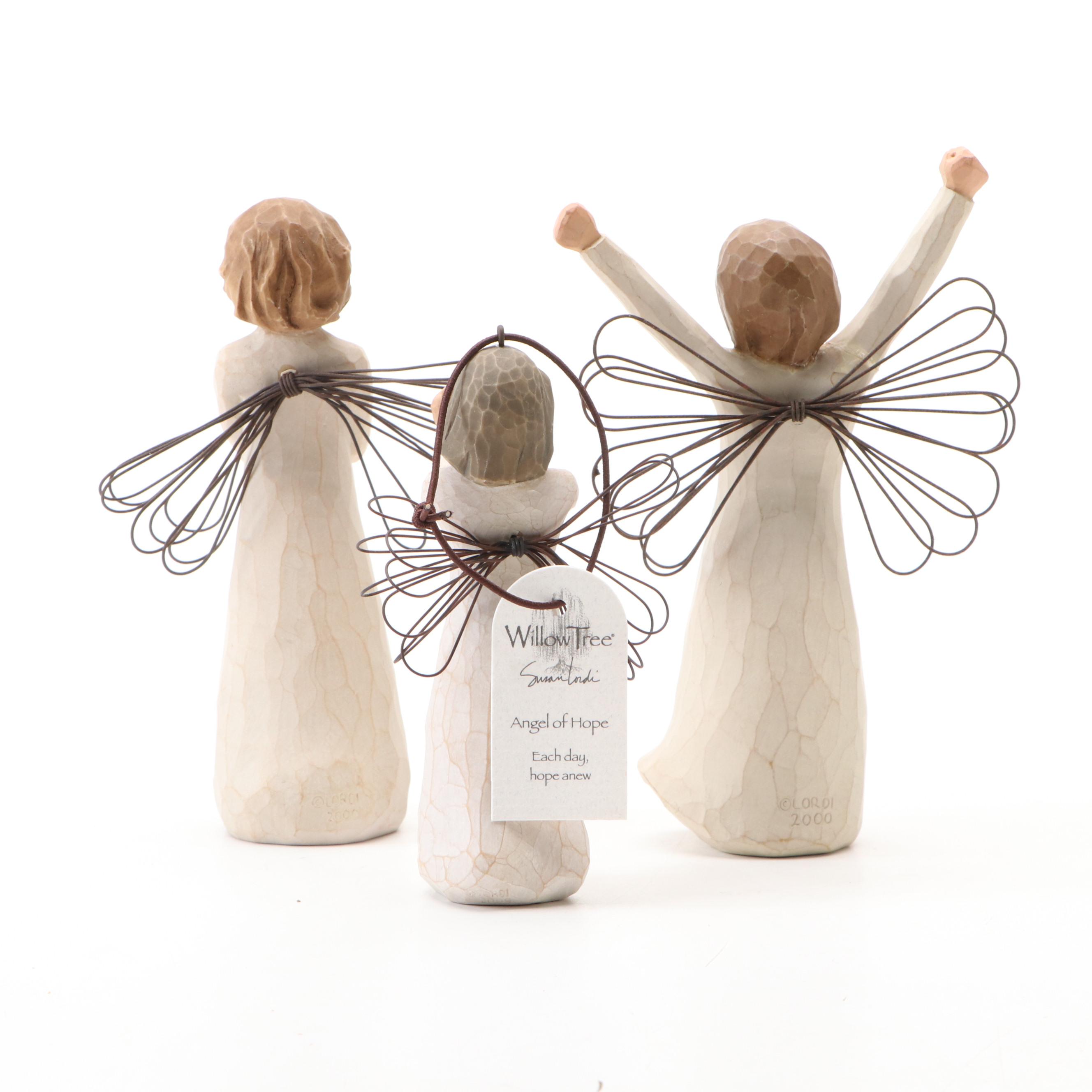 Demdaco Willow Tree "Angel of Wishes," "Serenity" and More Angels