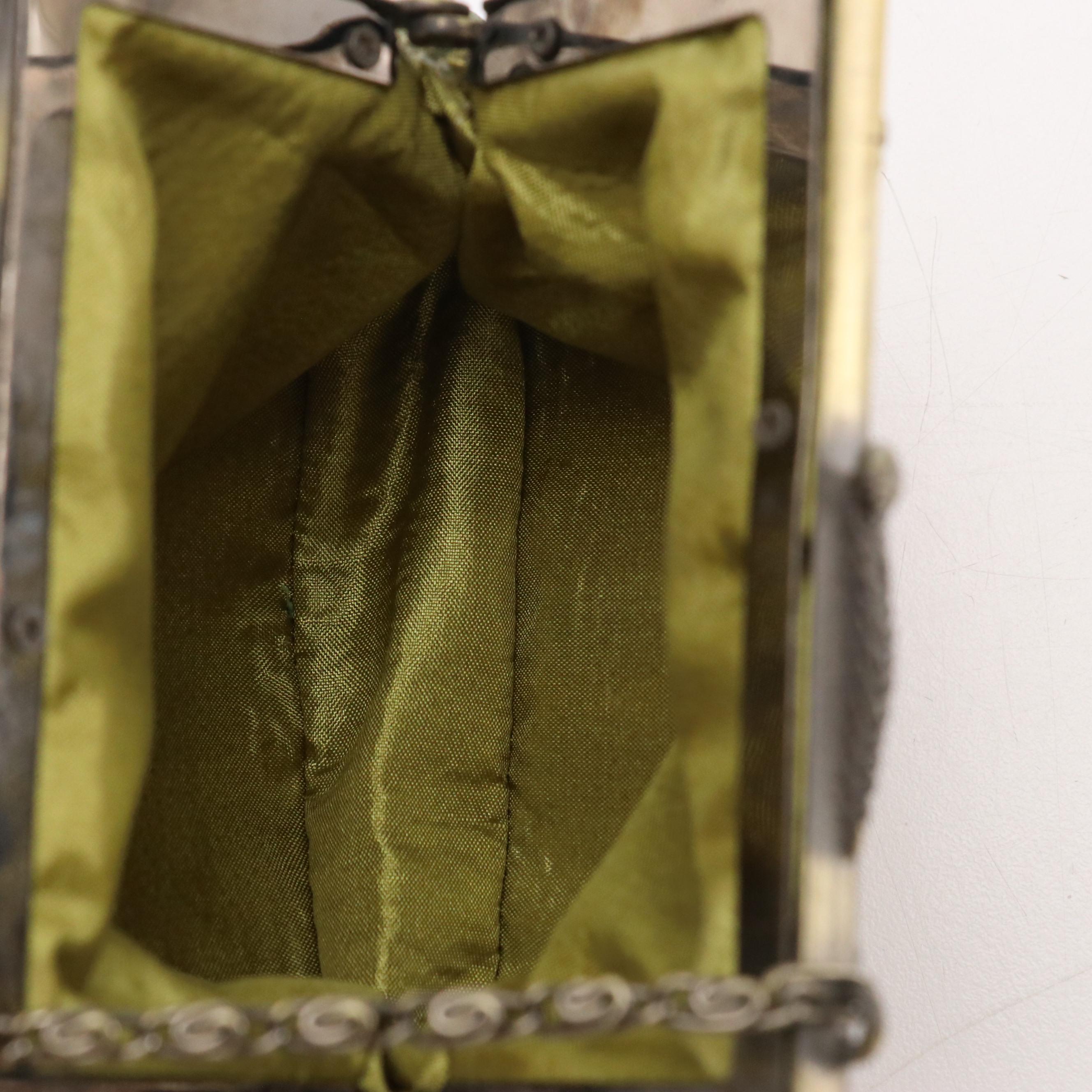 Mandalian & Co. Multicolored Printed Metal Mesh, Other Evening Bags and More