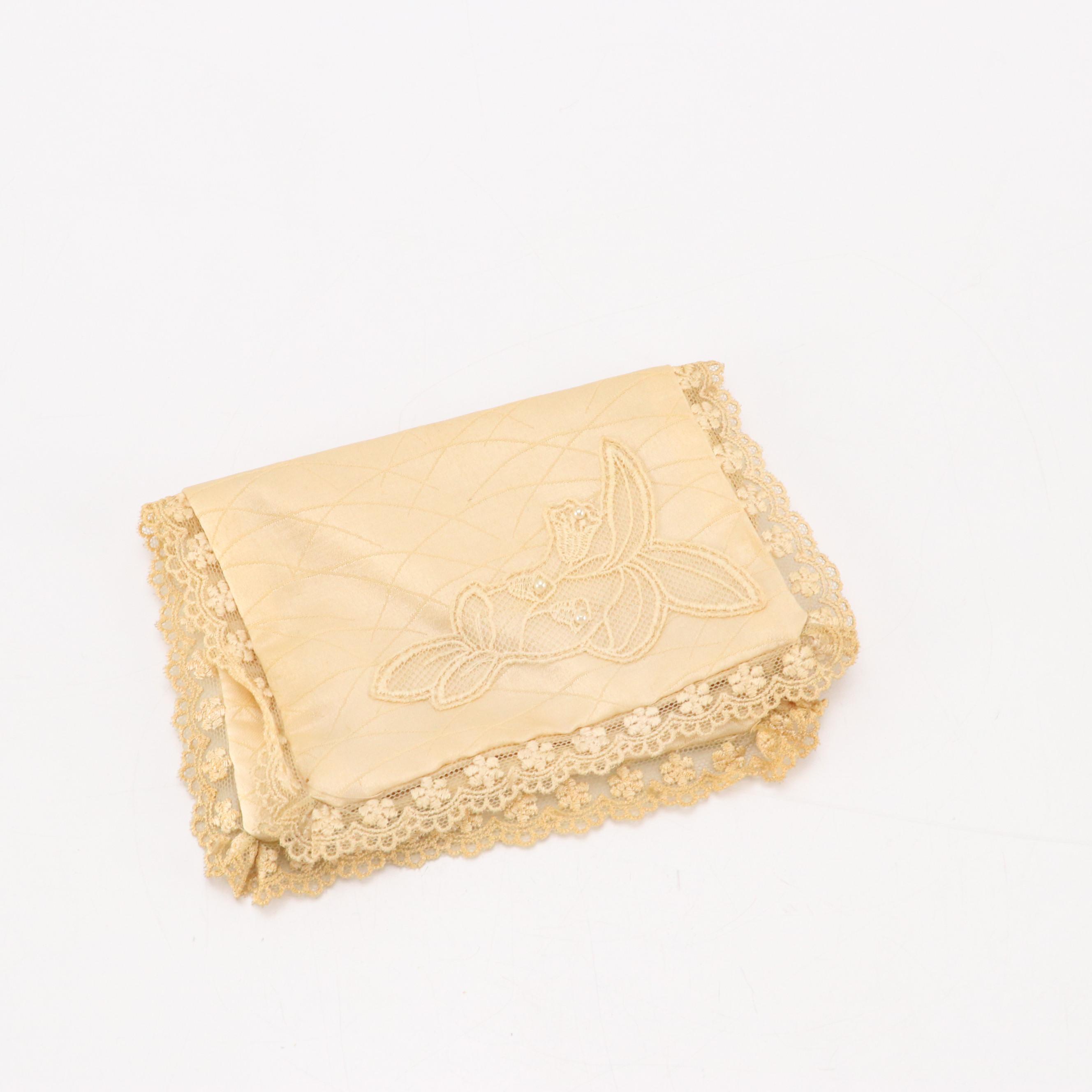 Mandalian & Co. Multicolored Printed Metal Mesh, Other Evening Bags and More