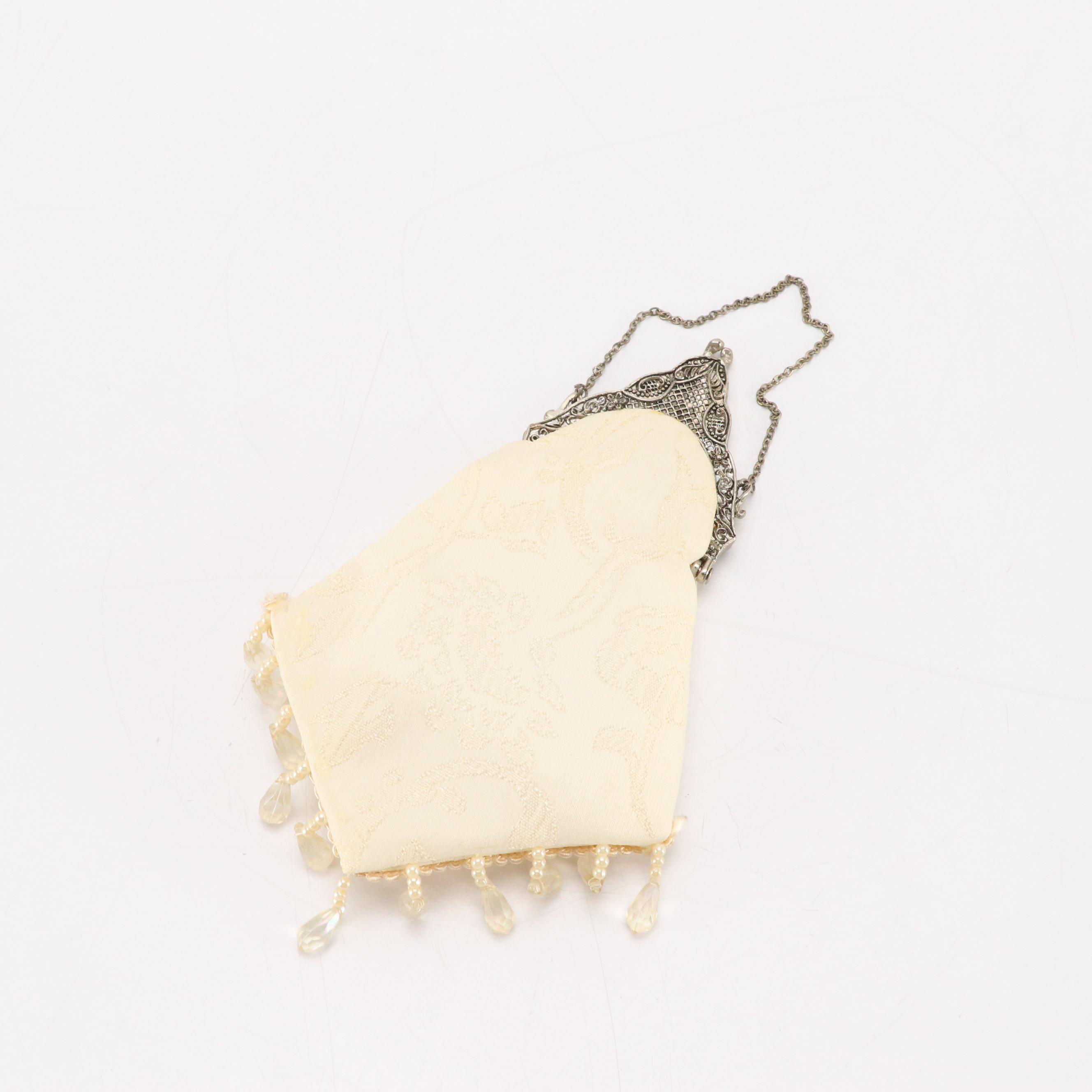 Mandalian & Co. Multicolored Printed Metal Mesh, Other Evening Bags and More