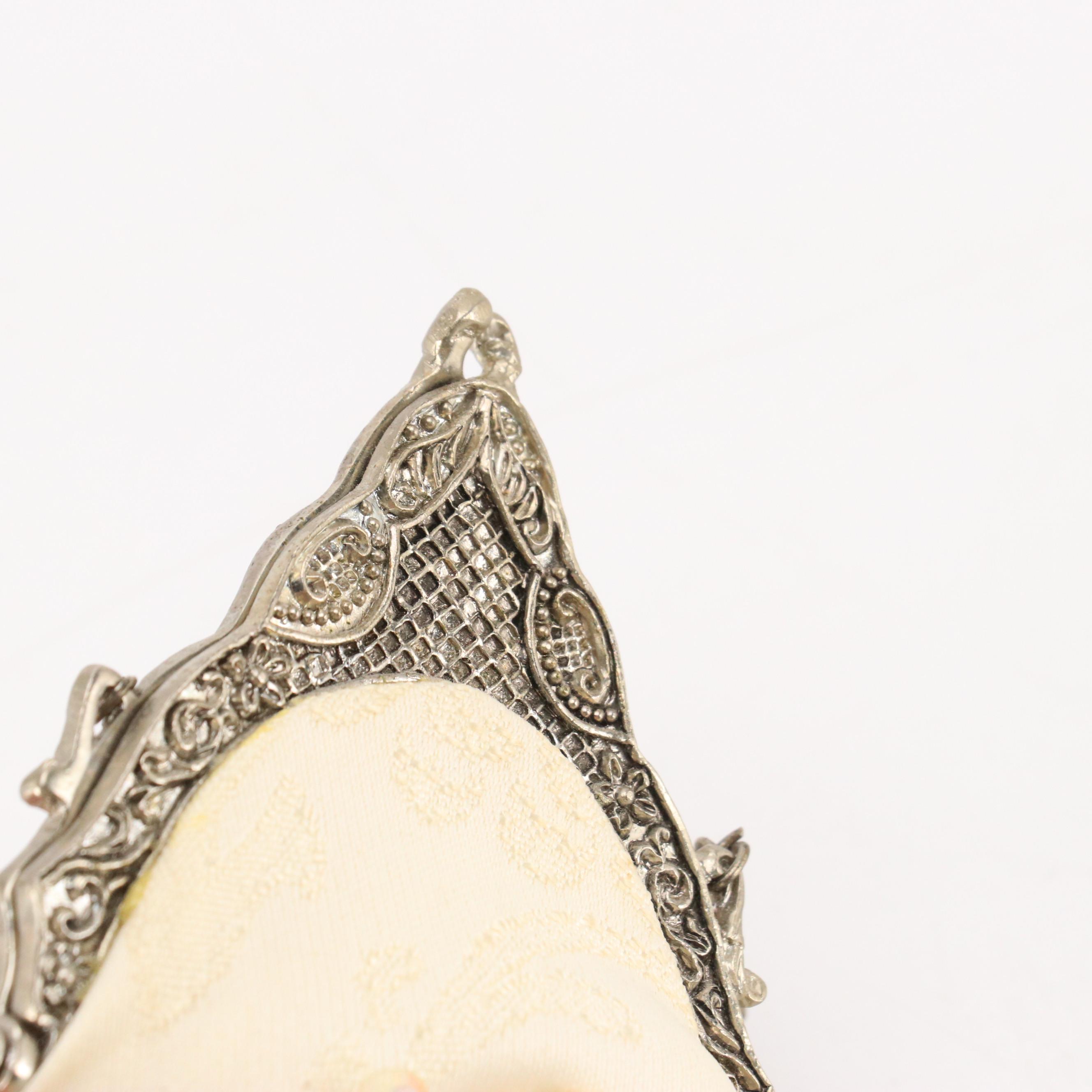 Mandalian & Co. Multicolored Printed Metal Mesh, Other Evening Bags and More