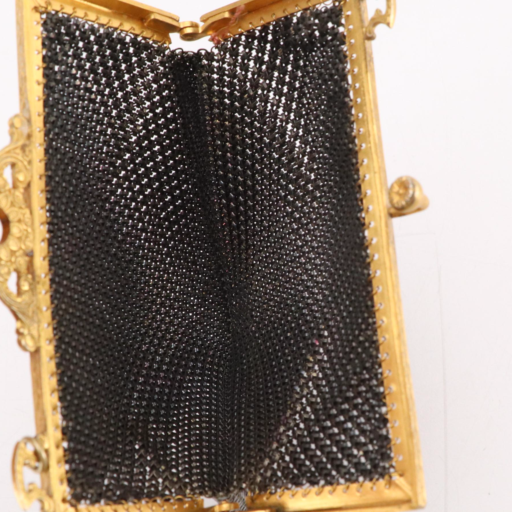 Mandalian & Co. Multicolored Printed Metal Mesh, Other Evening Bags and More