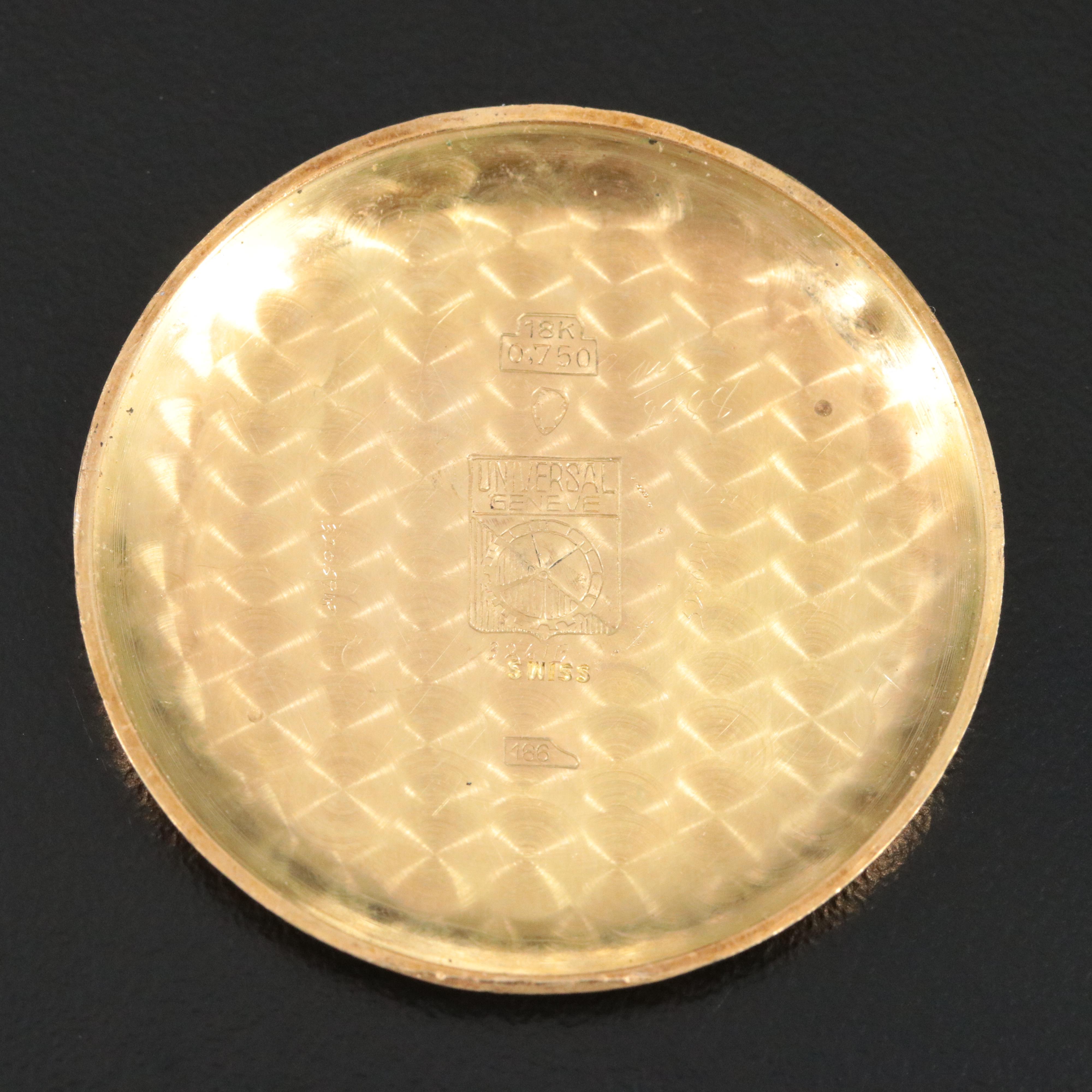Universal Geneve 18K Gold Vintage Watch