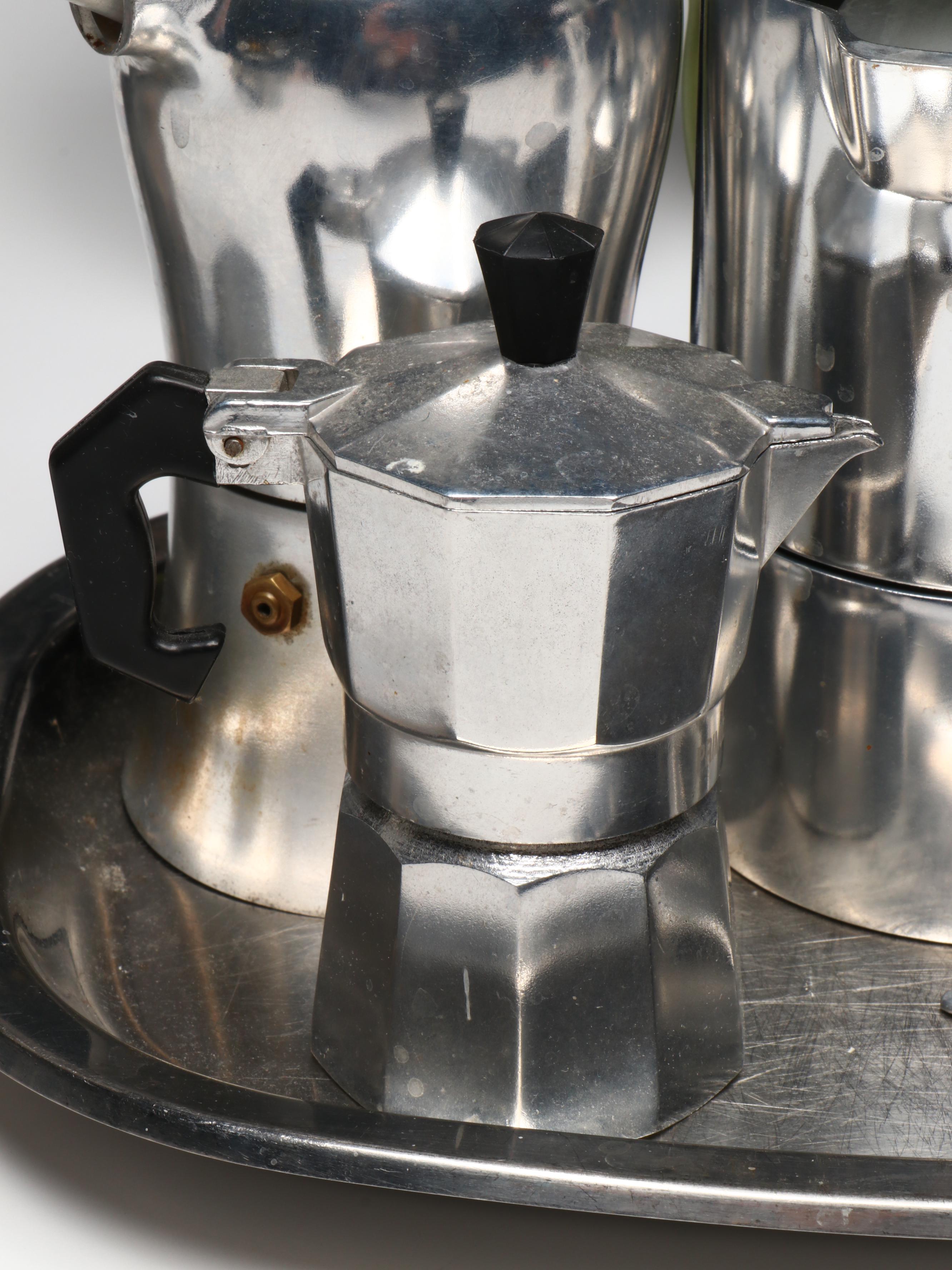 Vesuviana Espresso Maker with Bialetti Mini Express and Other Moka Pots