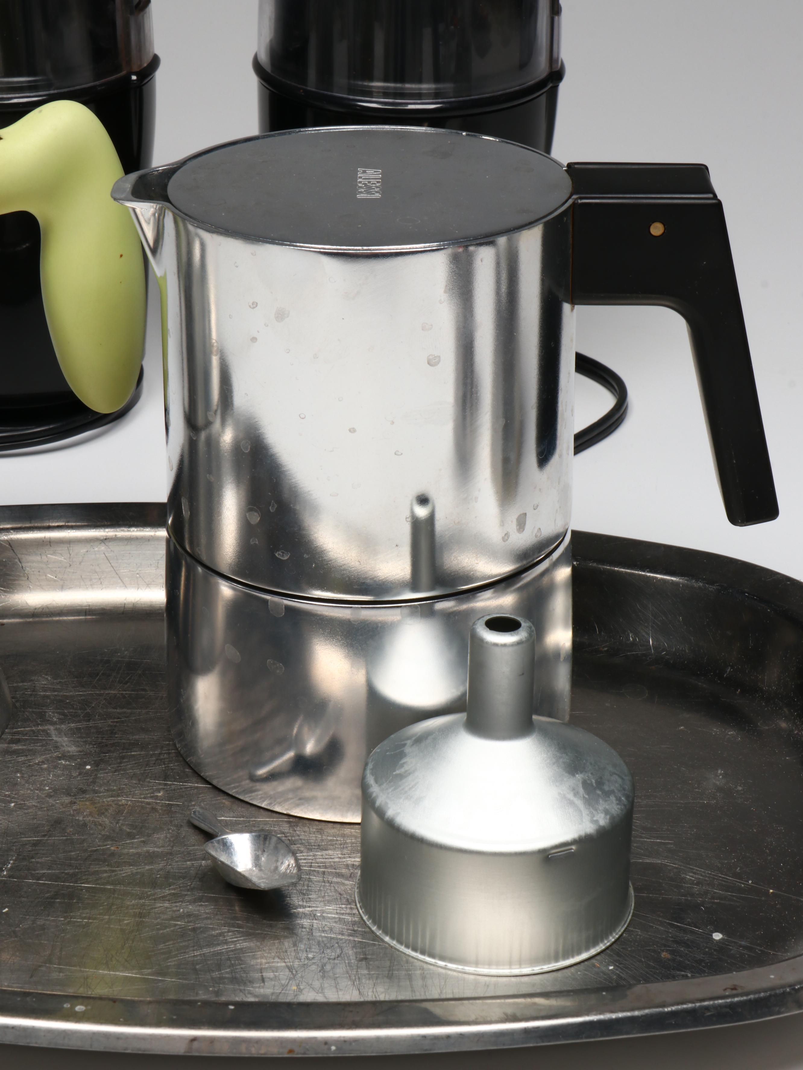 Vesuviana Espresso Maker with Bialetti Mini Express and Other Moka Pots