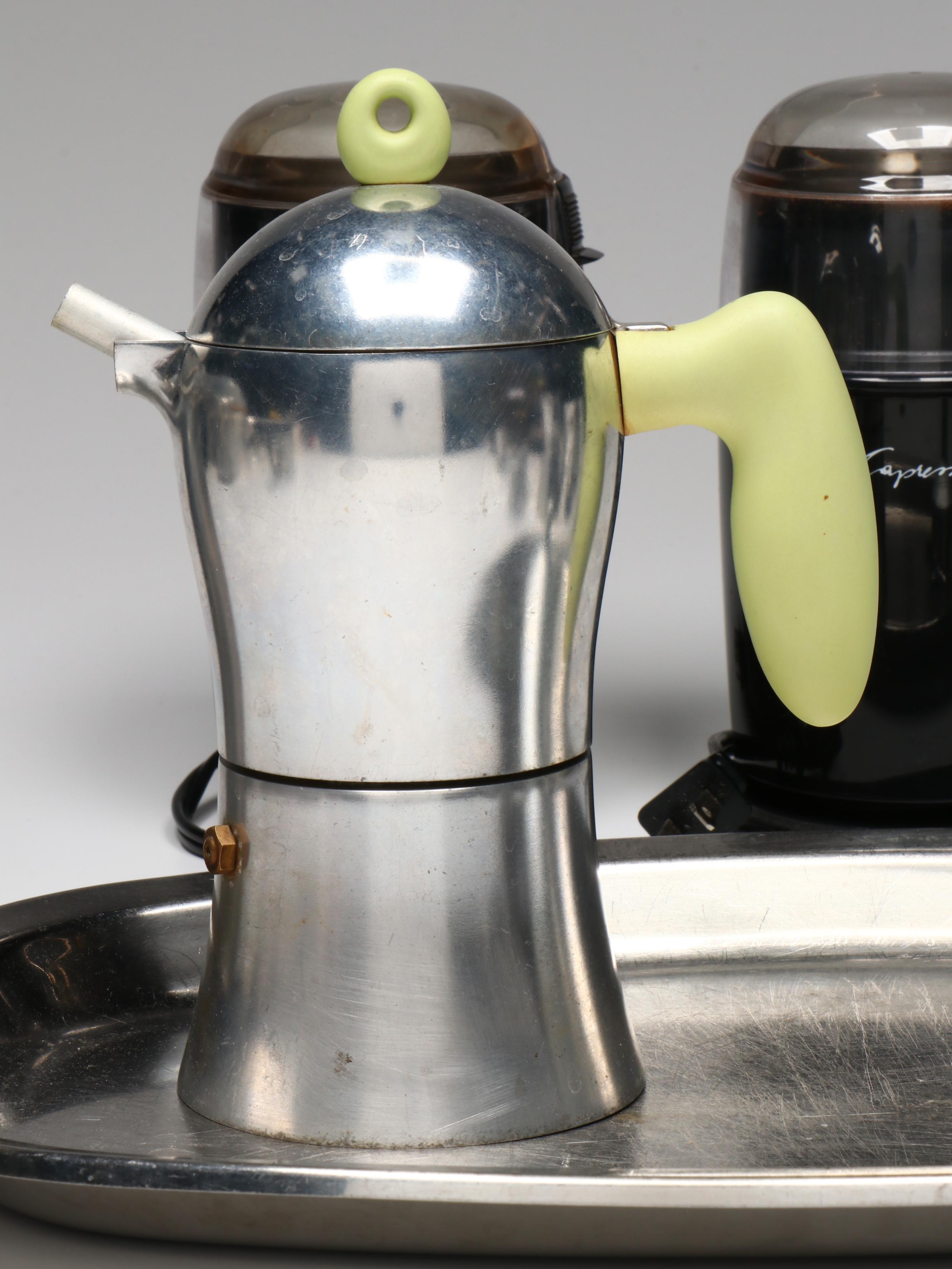 Vesuviana Espresso Maker with Bialetti Mini Express and Other Moka Pots