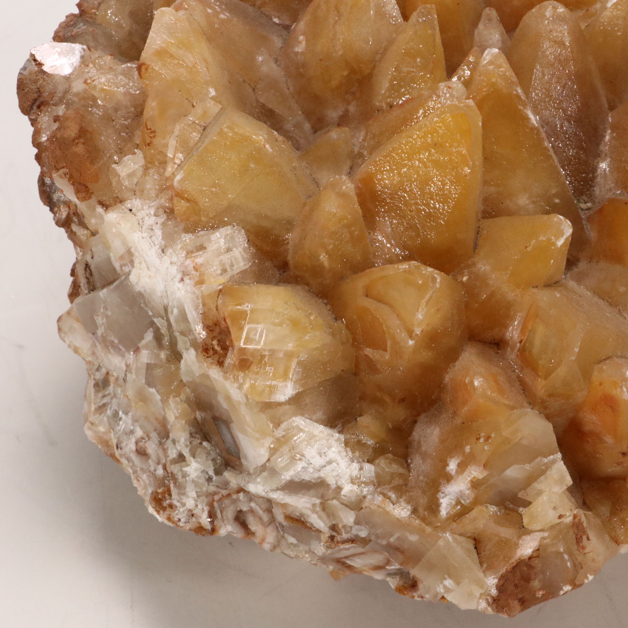 Orange Dogtooth Calcite Specimen