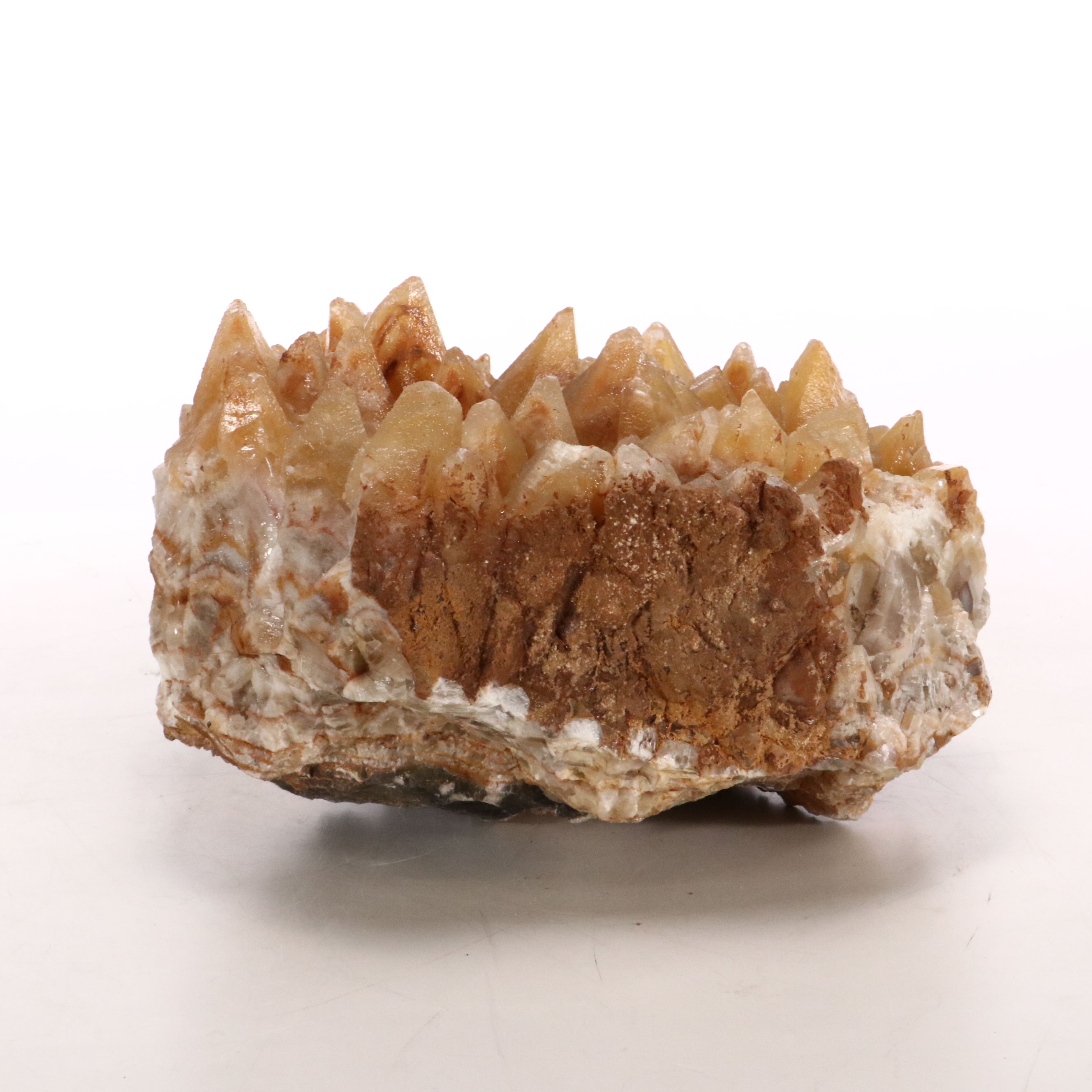 Orange Dogtooth Calcite Specimen