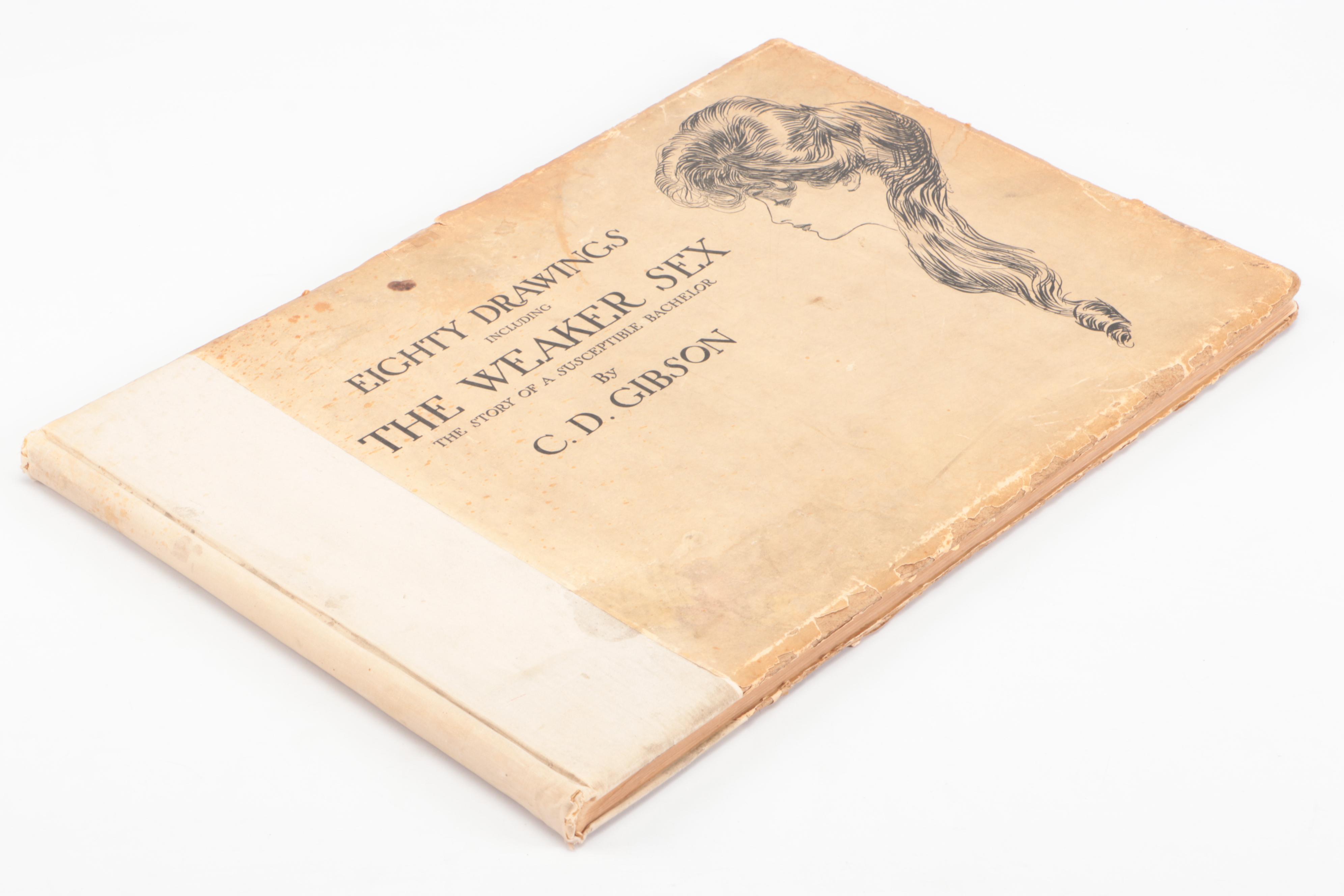 First Edition "Eighty Drawings Including the Weaker Sex" by Charles Dana Gibson