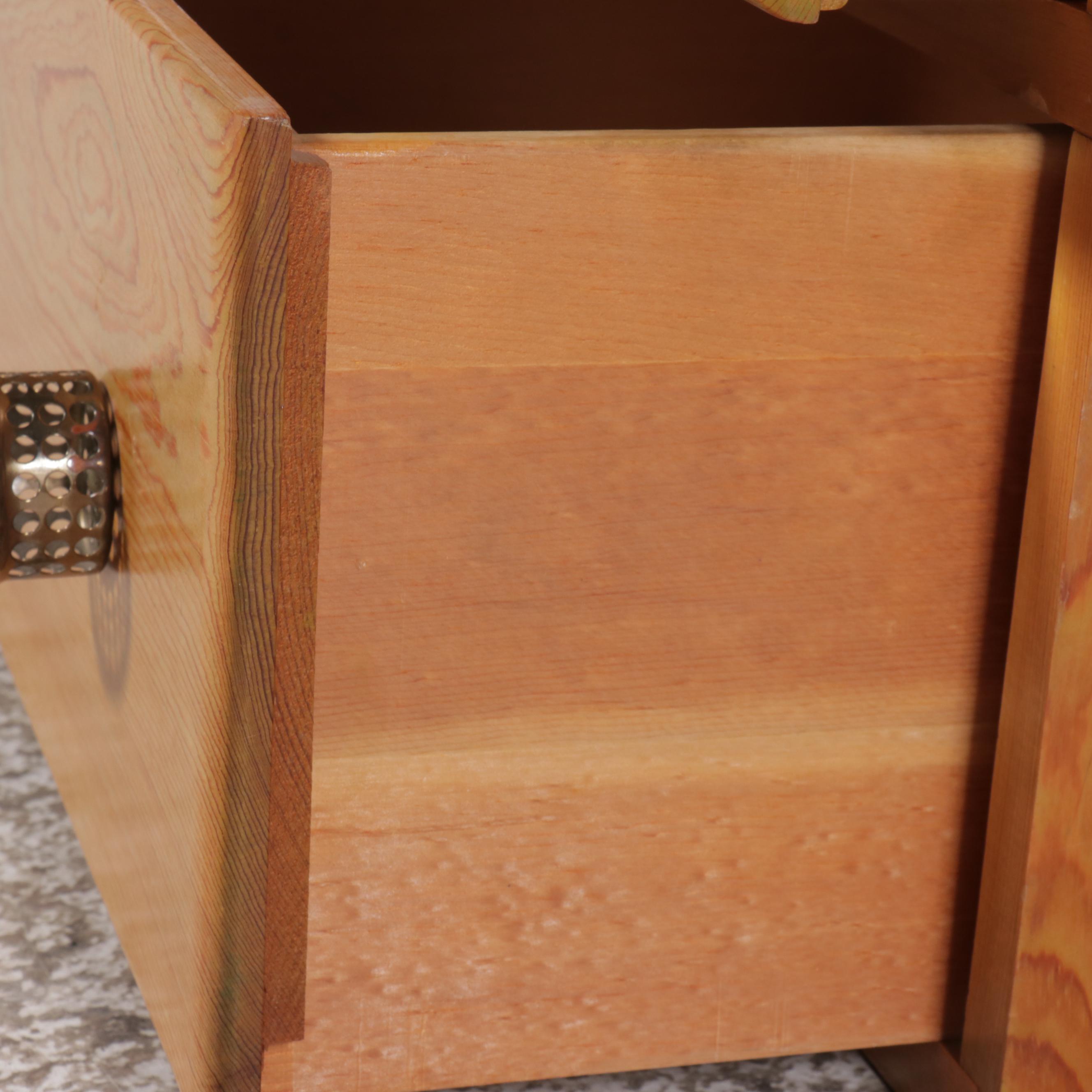 Pine Two-Drawer Chest, Late 20th Century