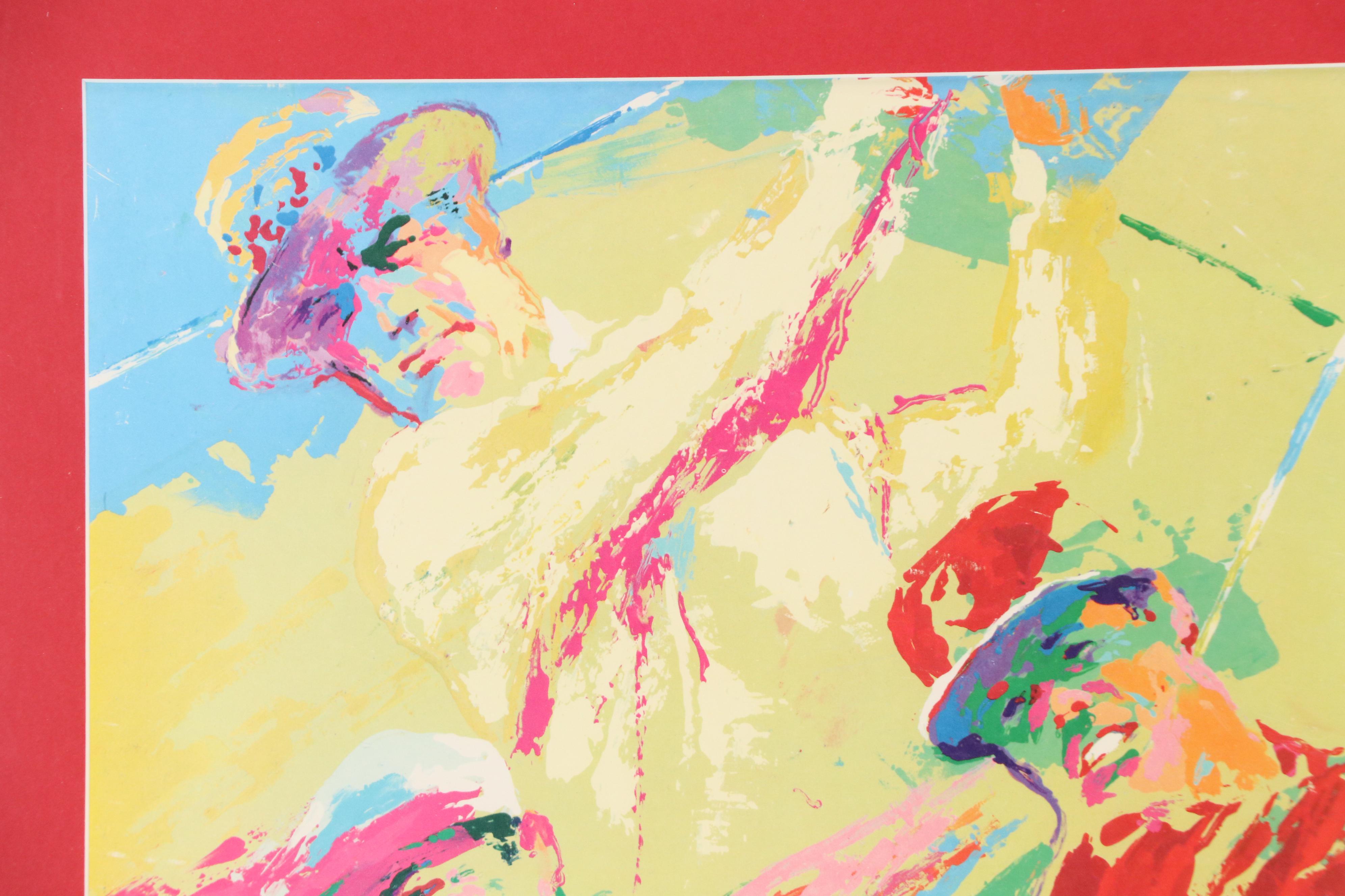 After Neiman Offset Lithograph "Legends of Golf"