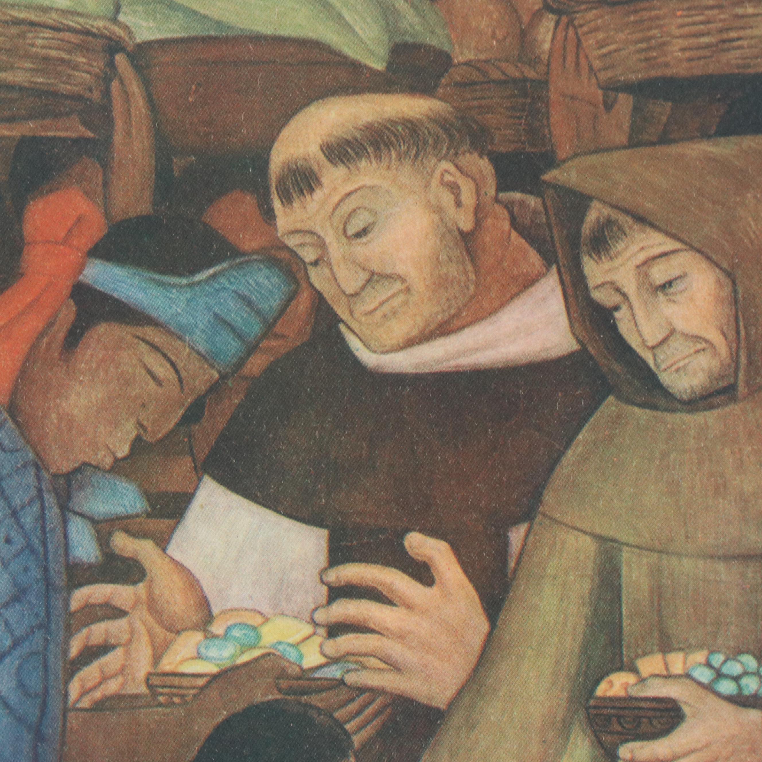 Portfolio of Diego Rivero Reproduction Prints, Mid-20th Century