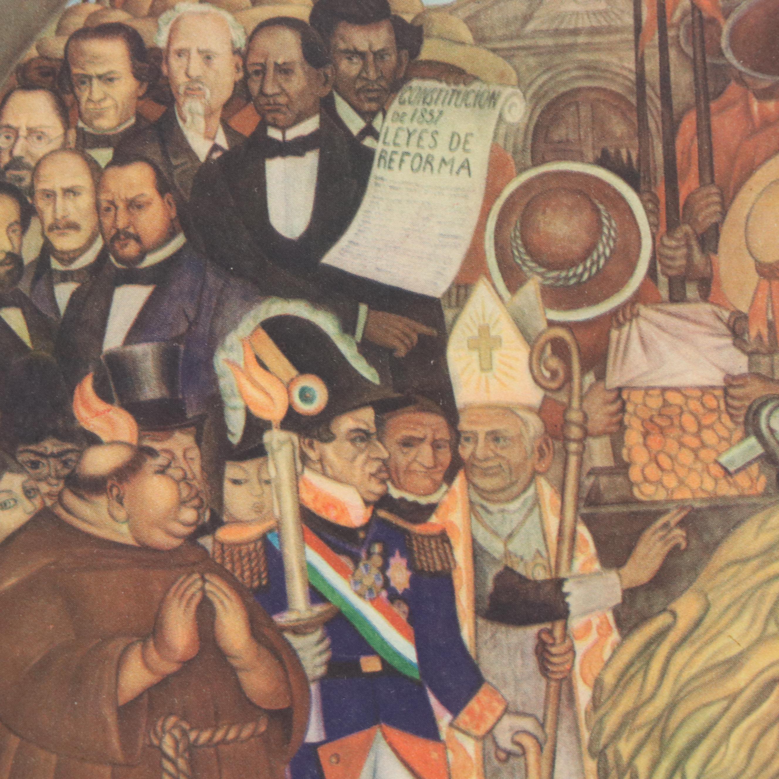 Portfolio of Diego Rivero Reproduction Prints, Mid-20th Century