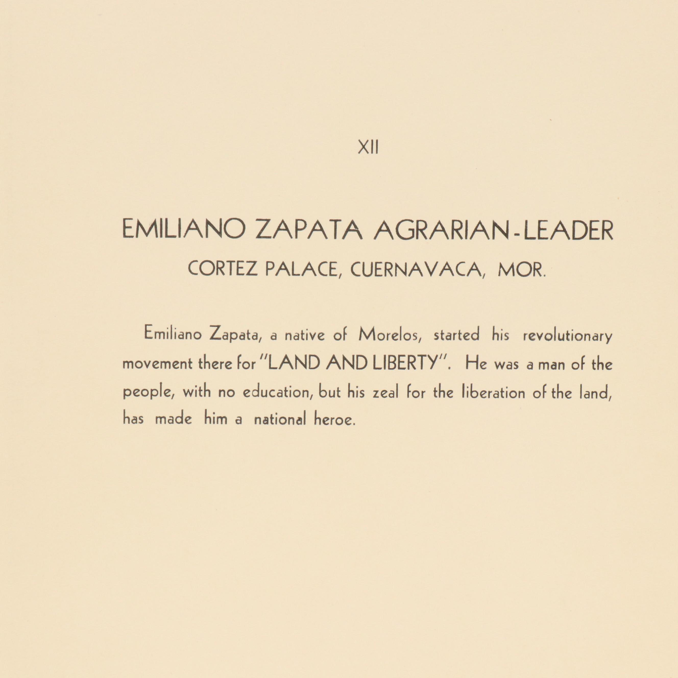 Portfolio of Diego Rivero Reproduction Prints, Mid-20th Century