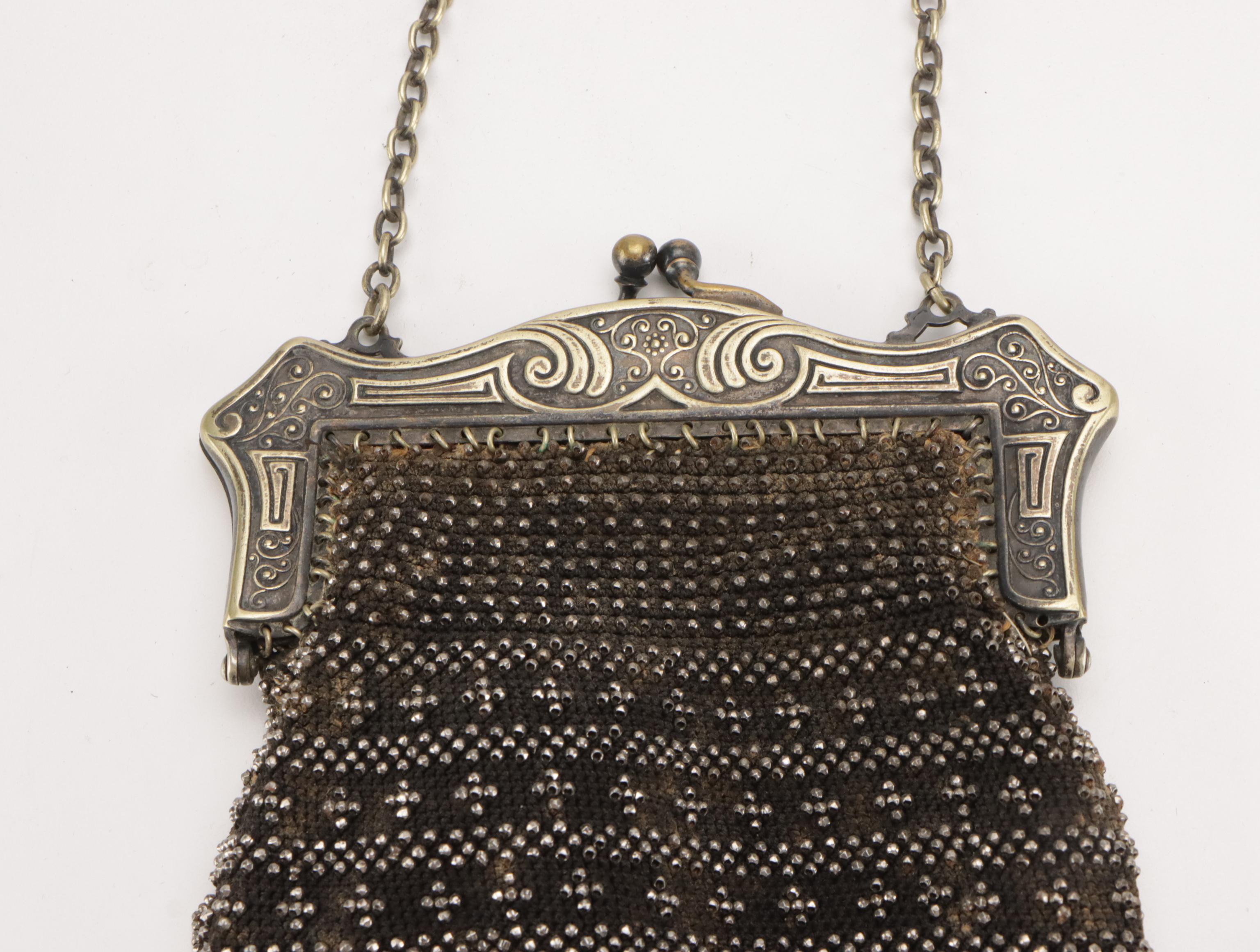 German Silver Framed, Walborg and Other Beaded Evening Bags