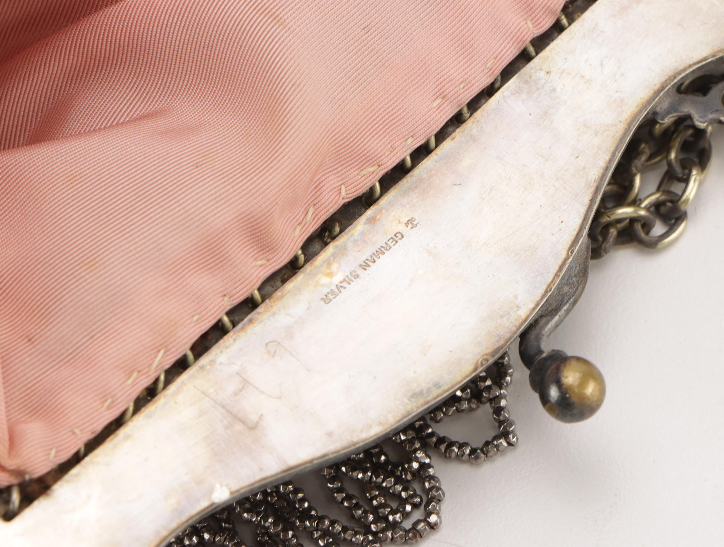 German Silver Framed, Walborg and Other Beaded Evening Bags