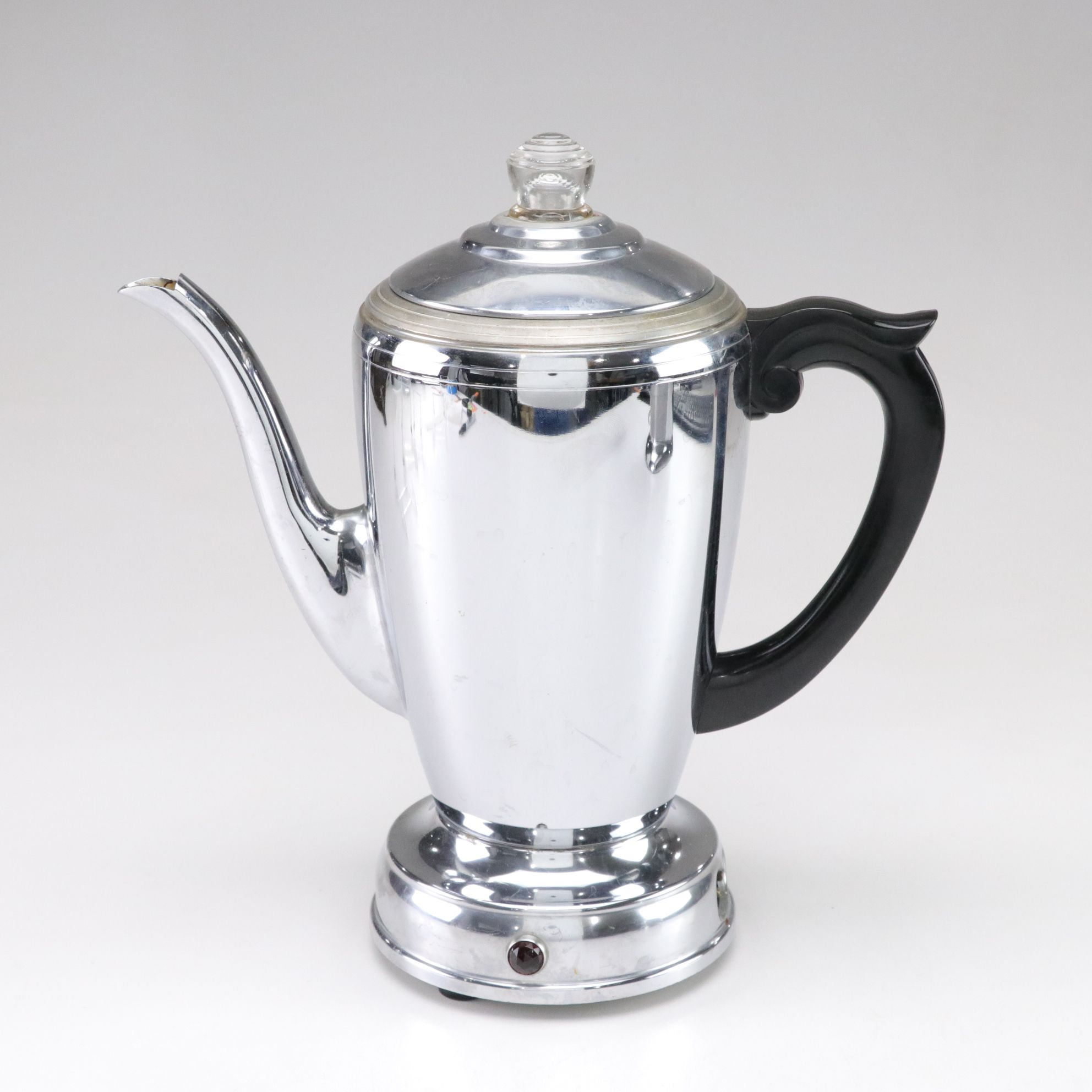 West Bend "Penguin" Hot & Cold Server with Other Chrome Appliances