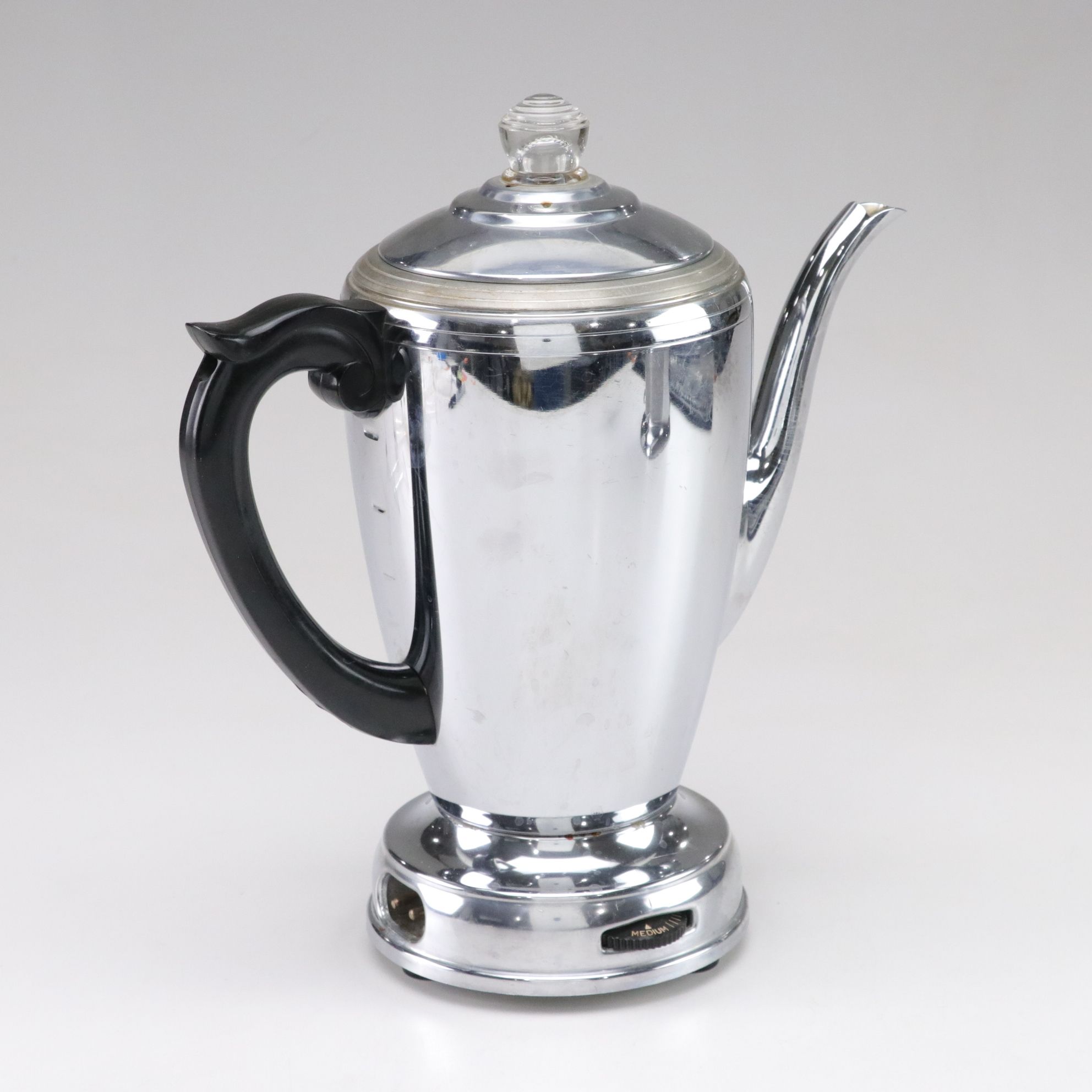 West Bend "Penguin" Hot & Cold Server with Other Chrome Appliances