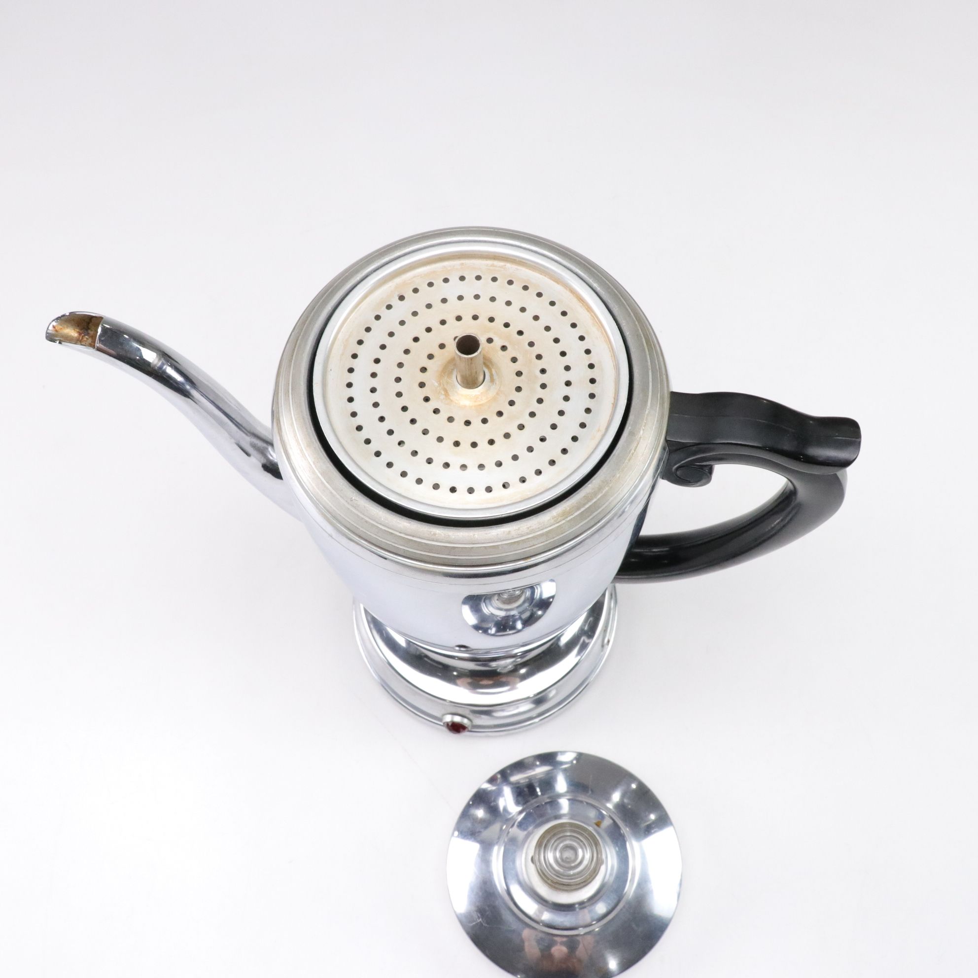 West Bend "Penguin" Hot & Cold Server with Other Chrome Appliances