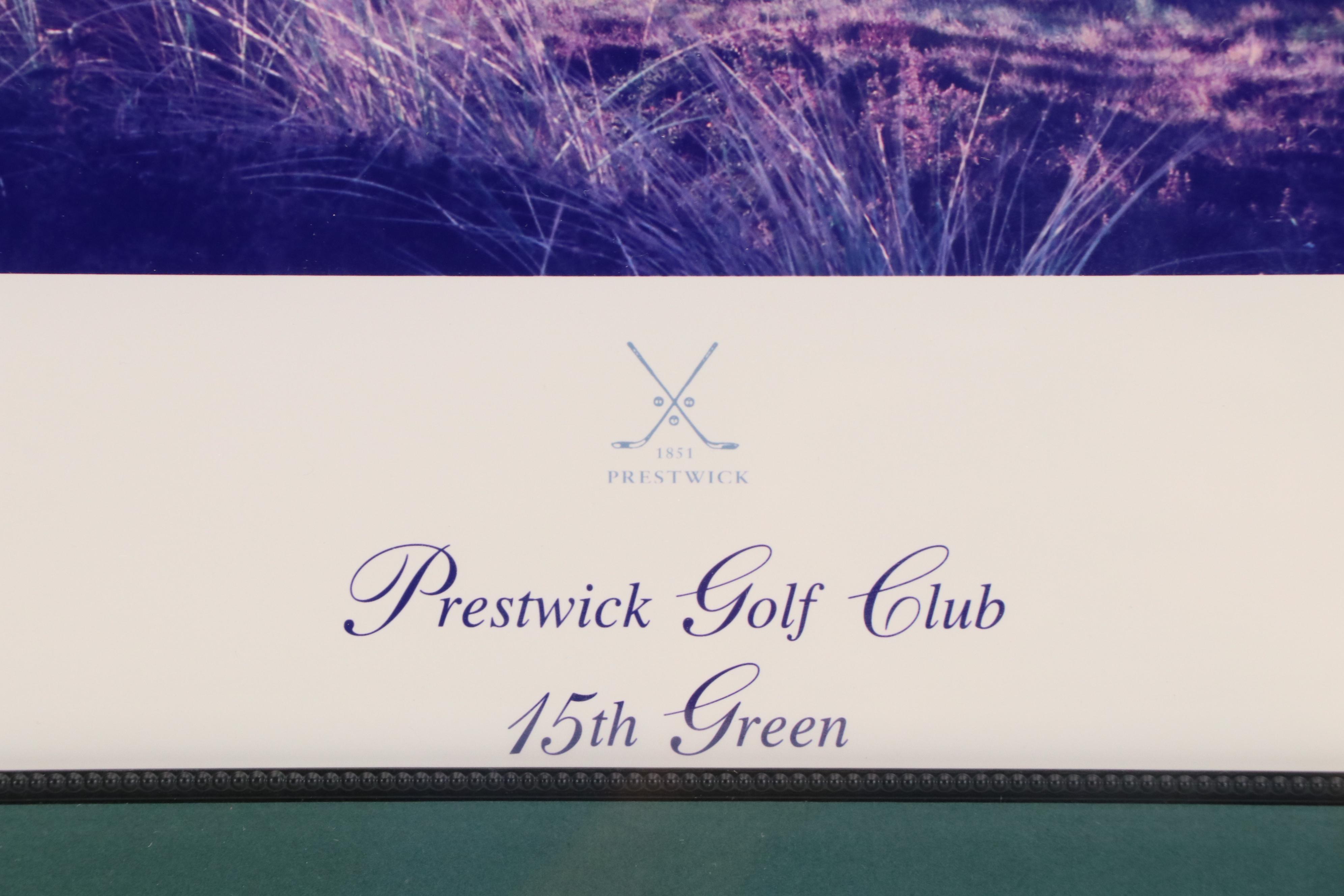 Giclée "Prestwick Golf Club 15th Green," Late 20th C.