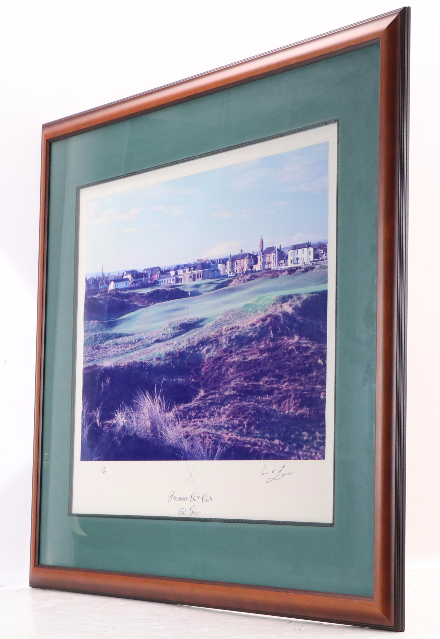 Giclée "Prestwick Golf Club 15th Green," Late 20th C.