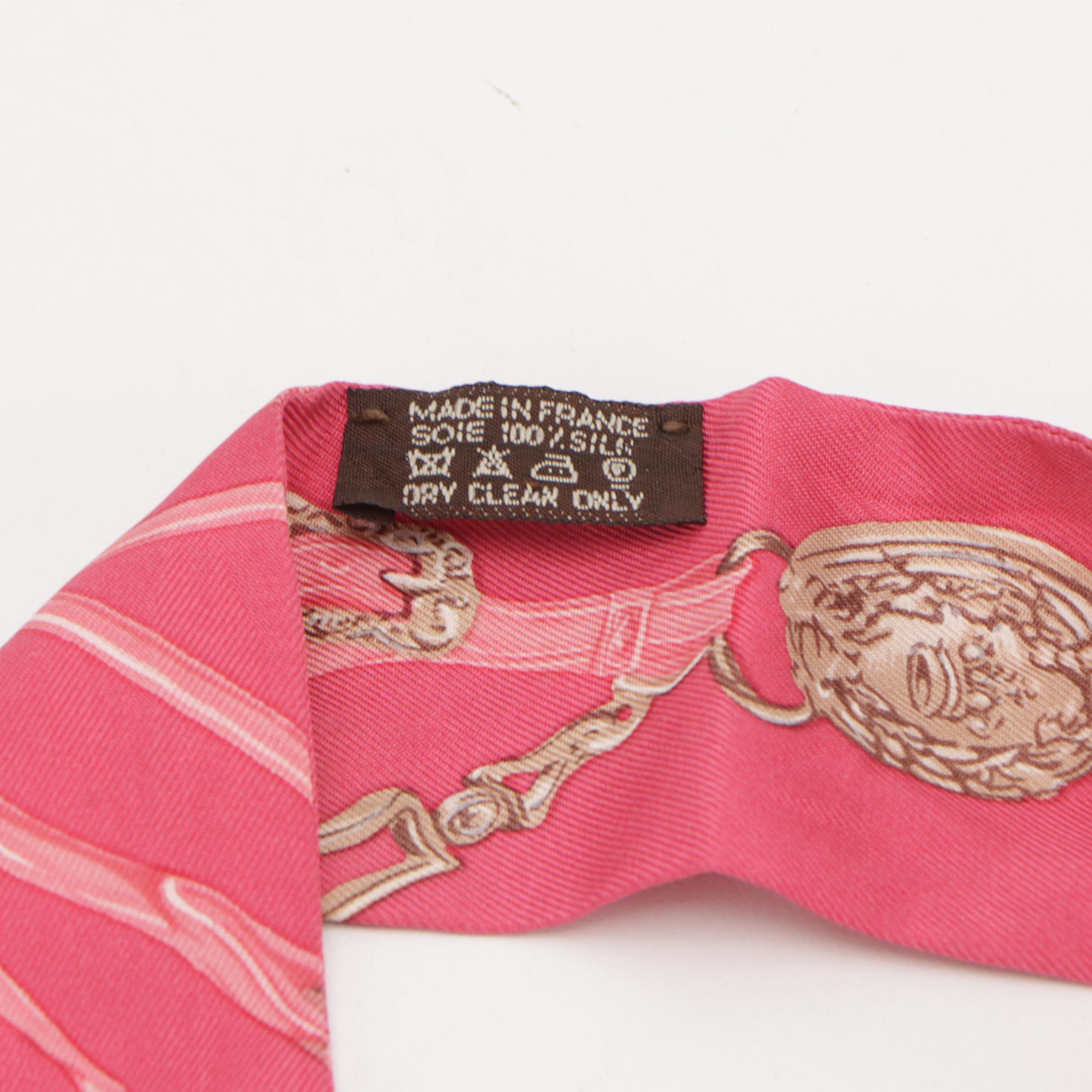 Hermès "Brides de Gala" Silk Twilly Scarf