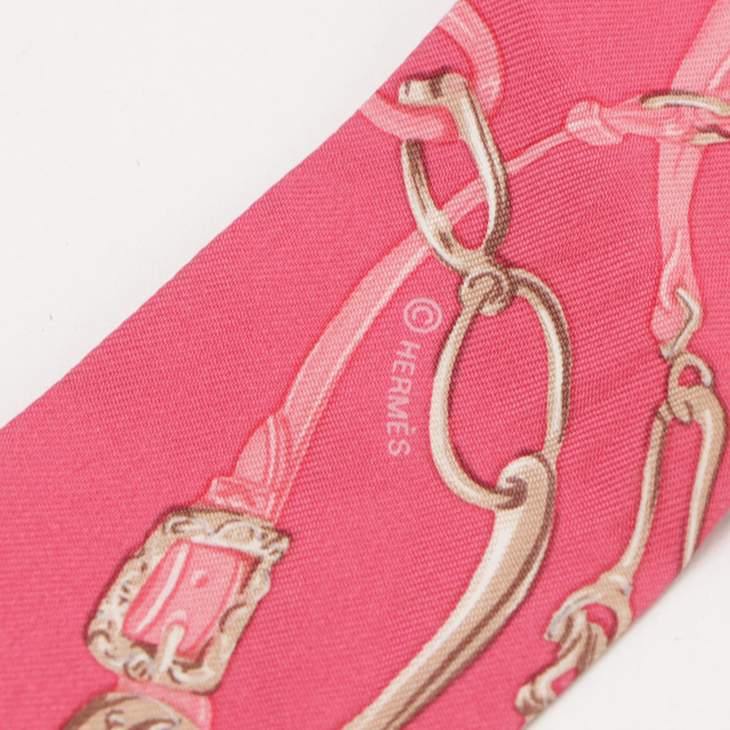 Hermès "Brides de Gala" Silk Twilly Scarf