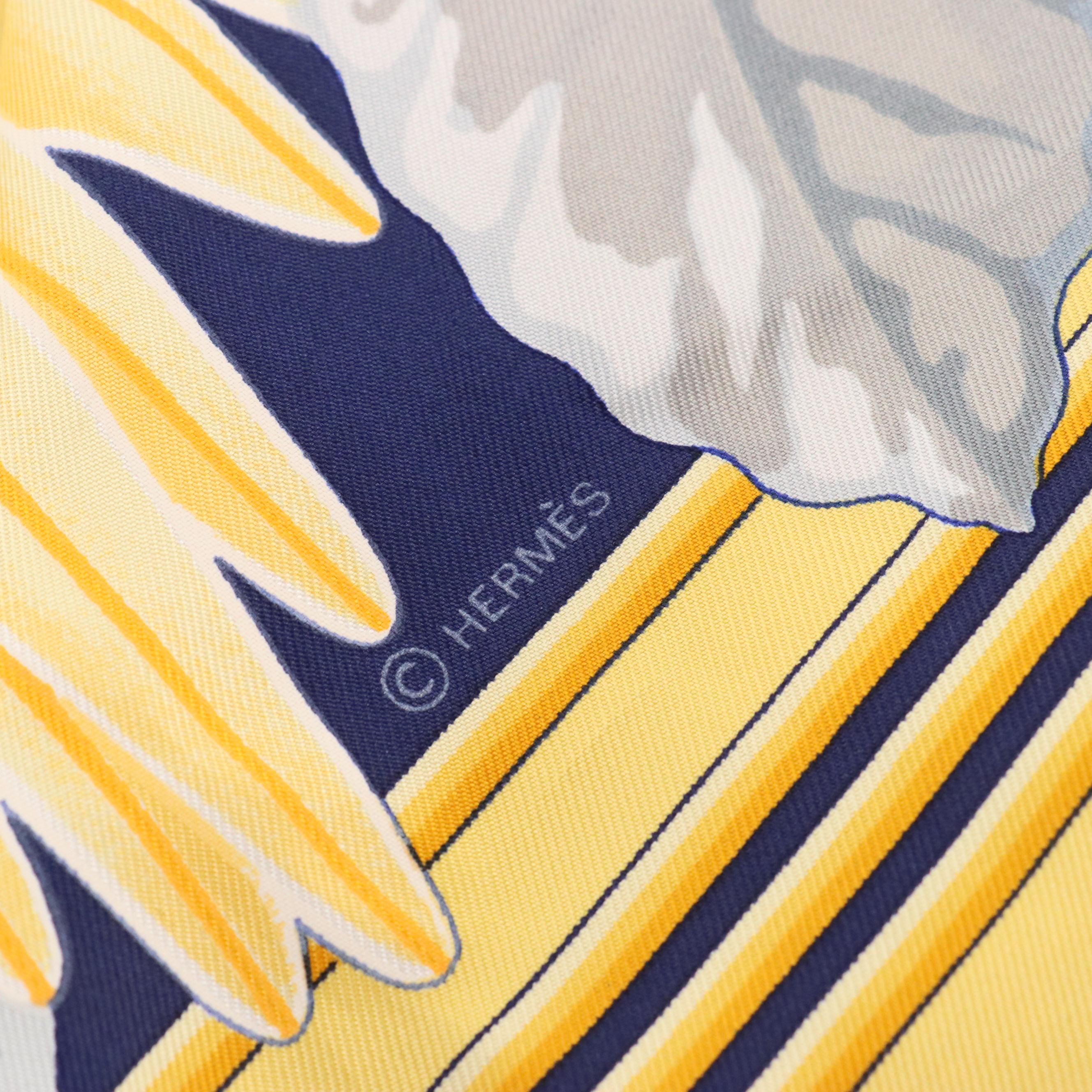 Hermès "Les Perroquets" Silk Twill Scarf 90