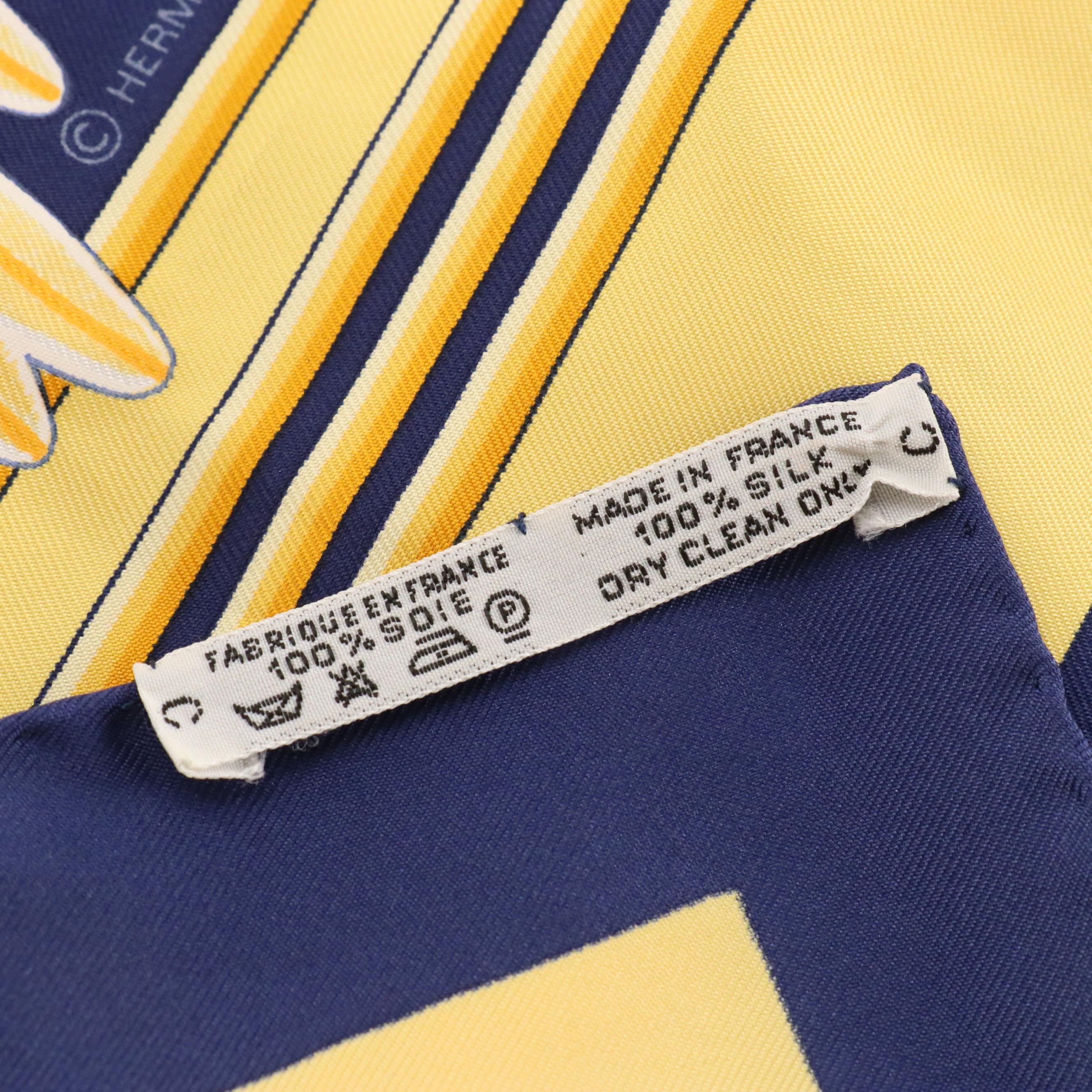 Hermès "Les Perroquets" Silk Twill Scarf 90