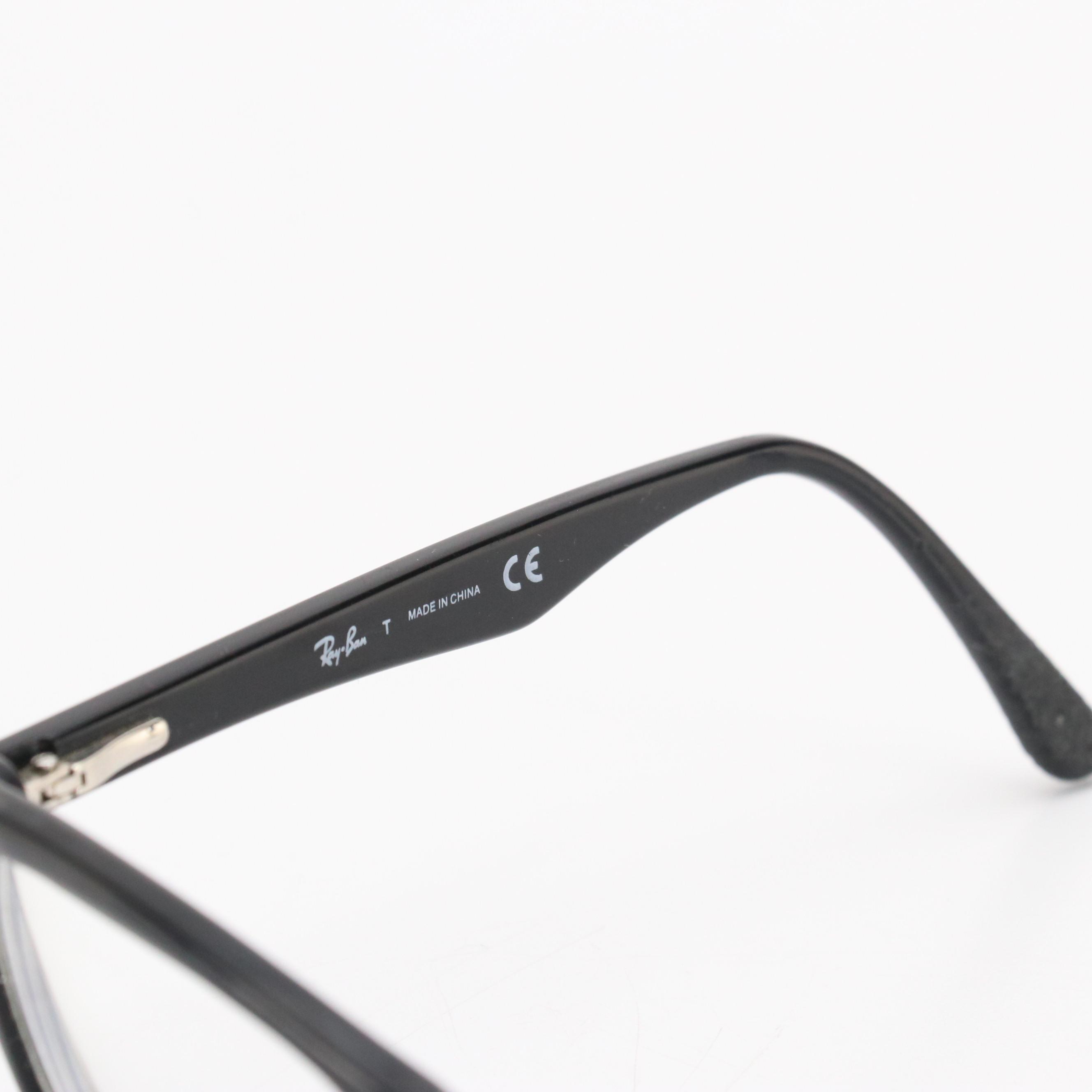 Ray-Ban RB5228 5112 & RB5228 2000 Square Framed Prescription Glasses and Cases