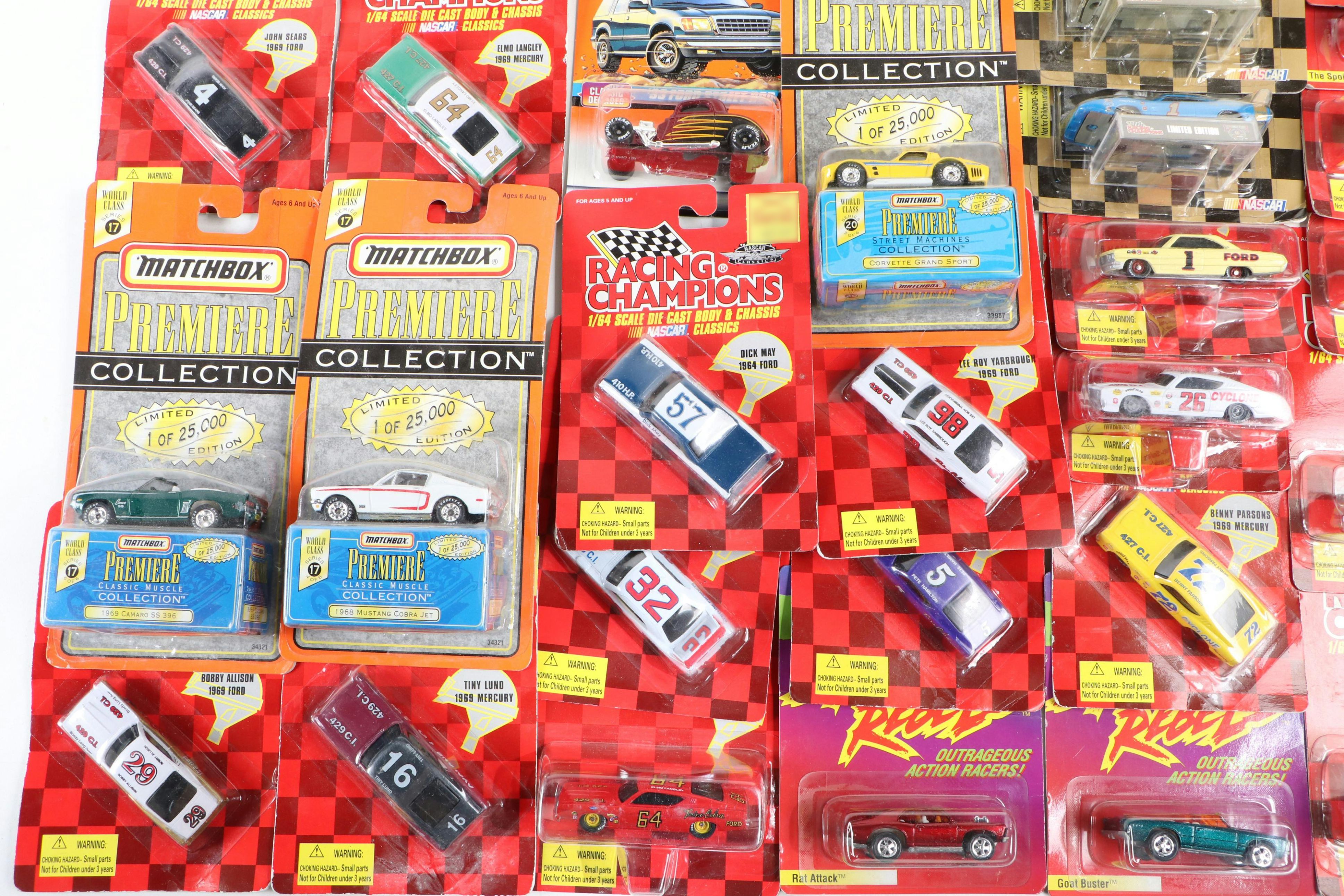 Racing Champions NASCAR Classics, Speed Rebels, Matchbox and More Toy Cars