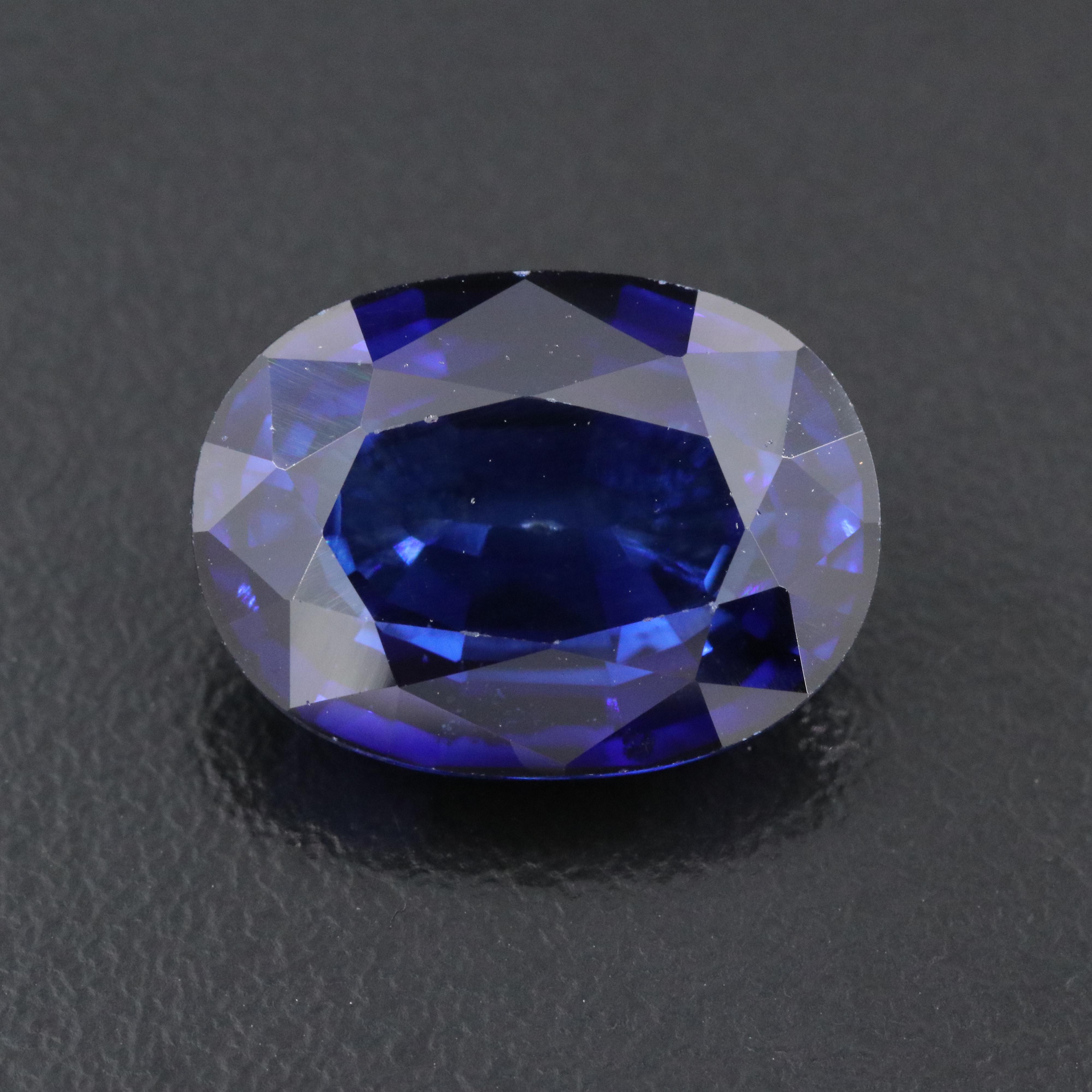 Loose 13.10 CT Lab Grown Sapphire