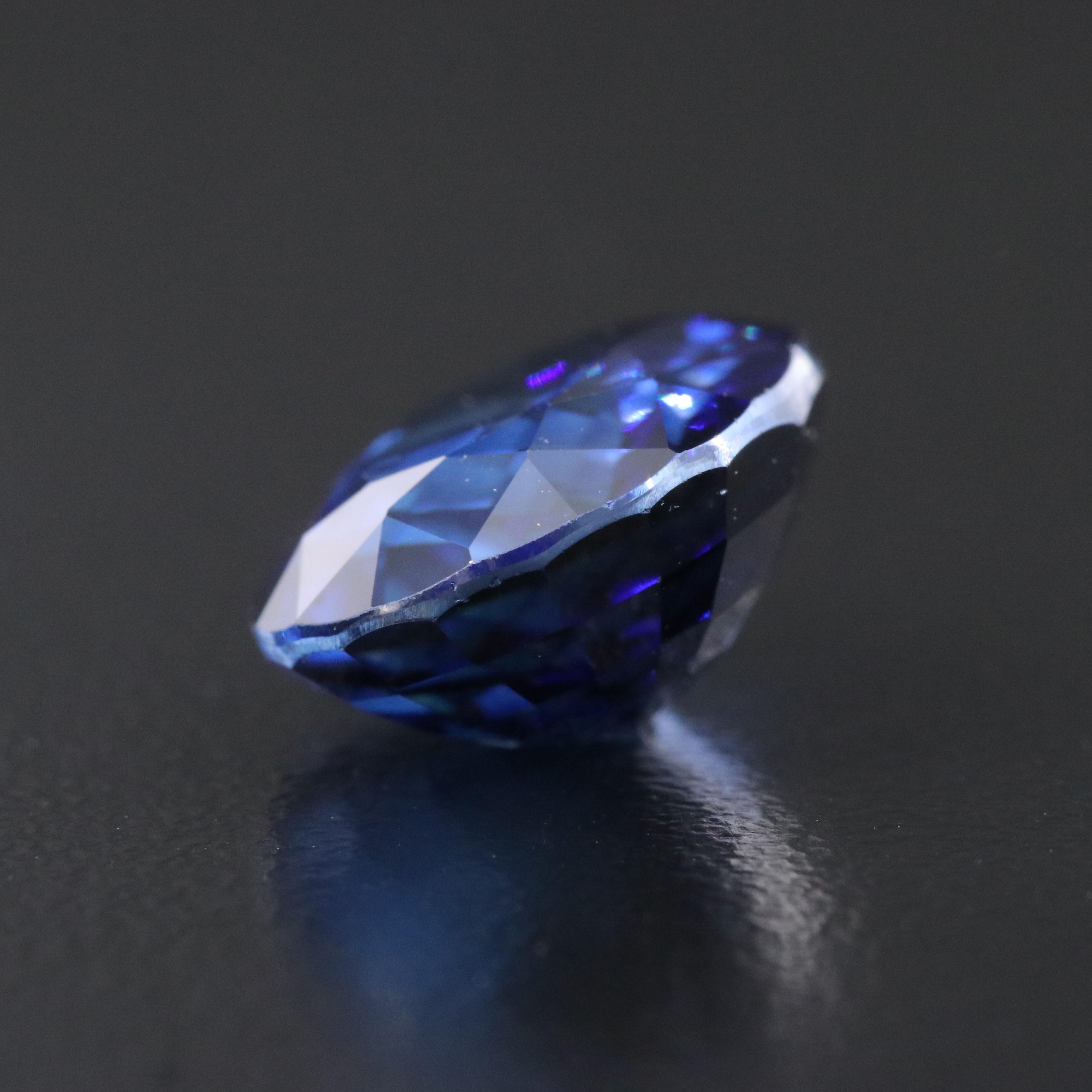 Loose 13.10 CT Lab Grown Sapphire