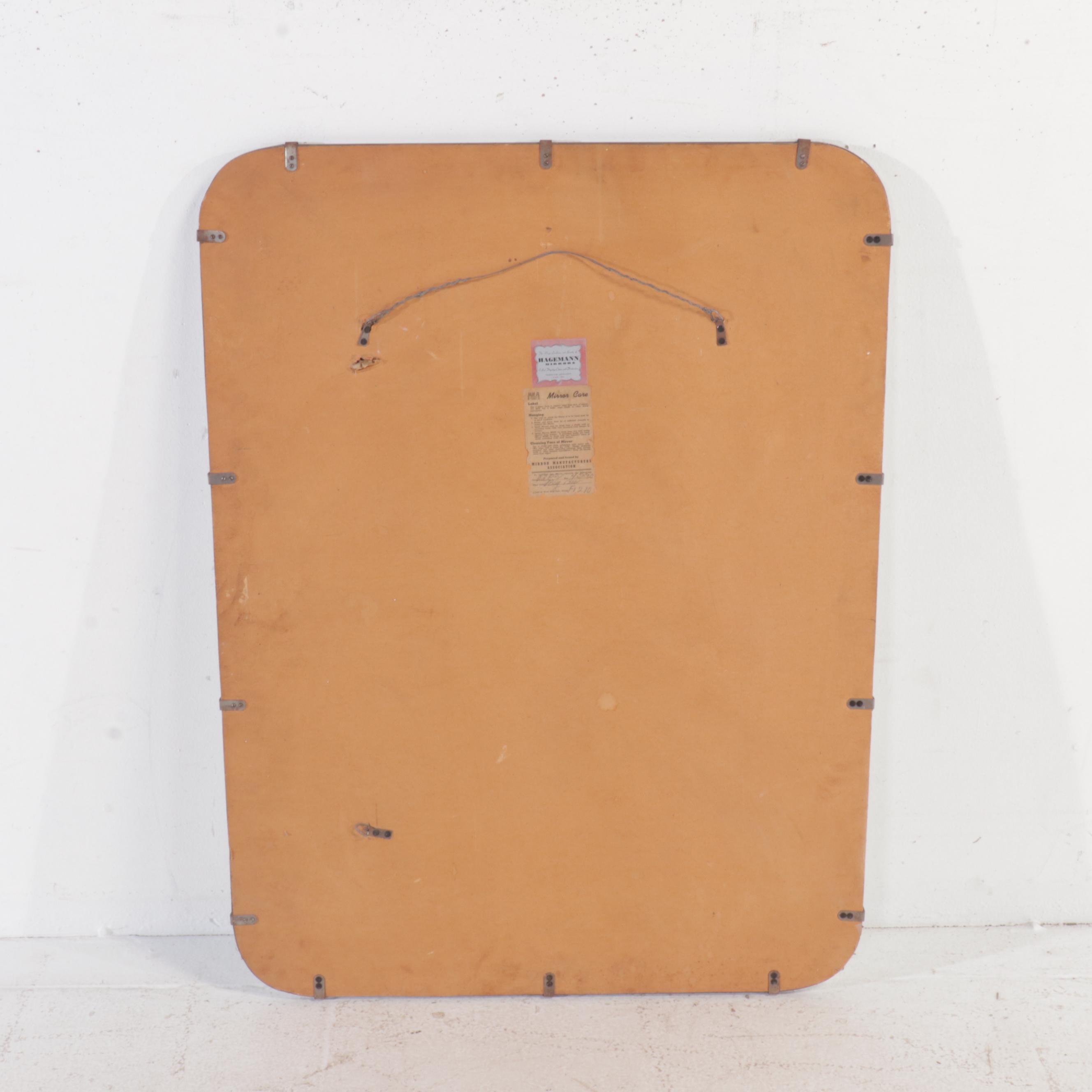 Hagemann Mirrors Vintage Wall Mount Mirror