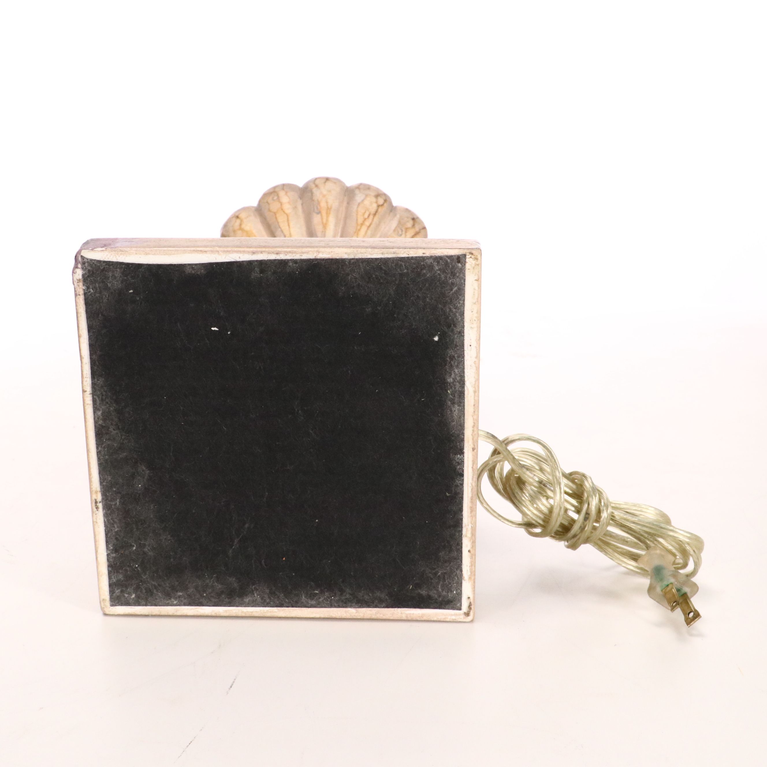 Neoclassical Acorn Finial Table Lamps with Cotton Coolie Shades