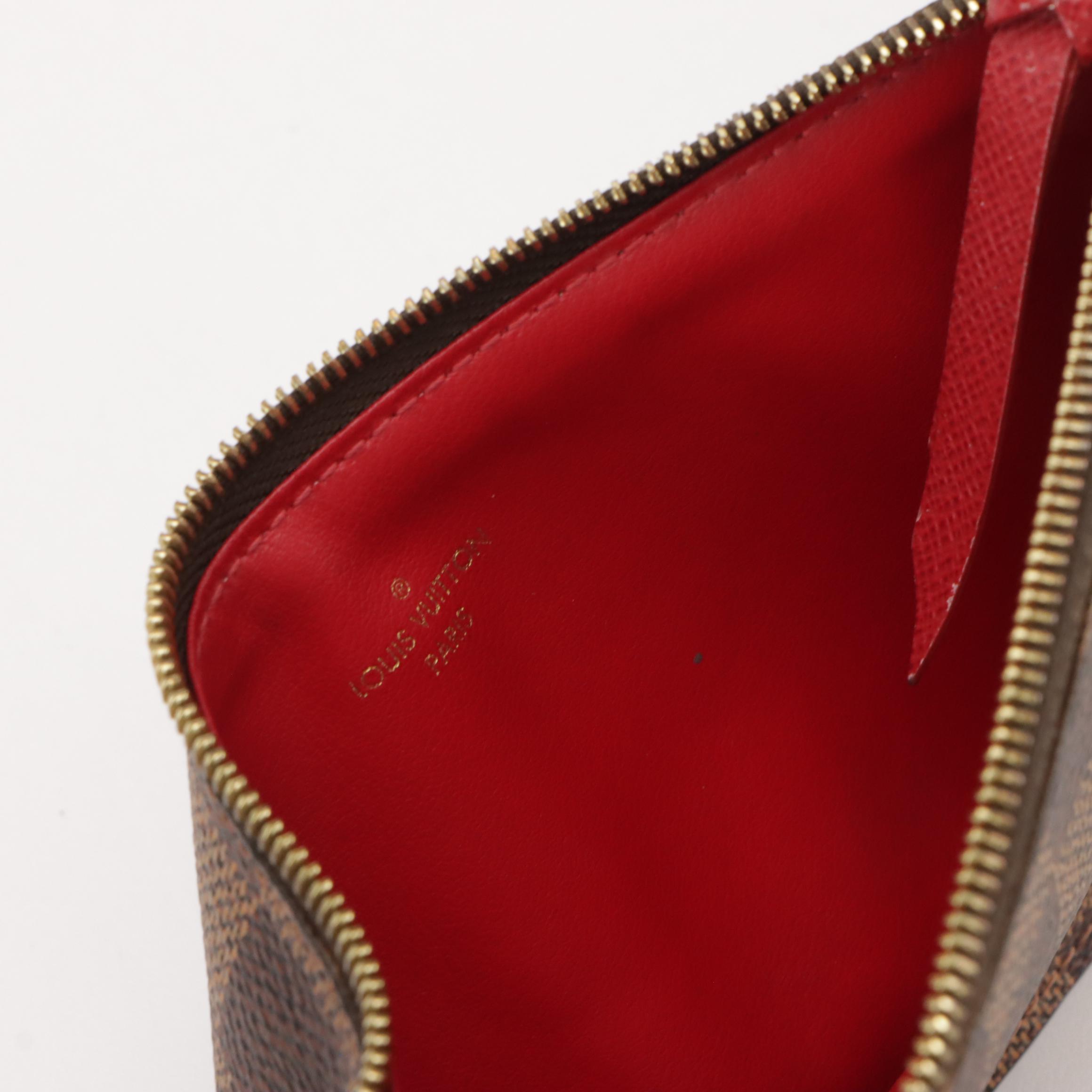 Louis Vuitton Félicie Pochette Zip Insert in Damier Ebene Canvas