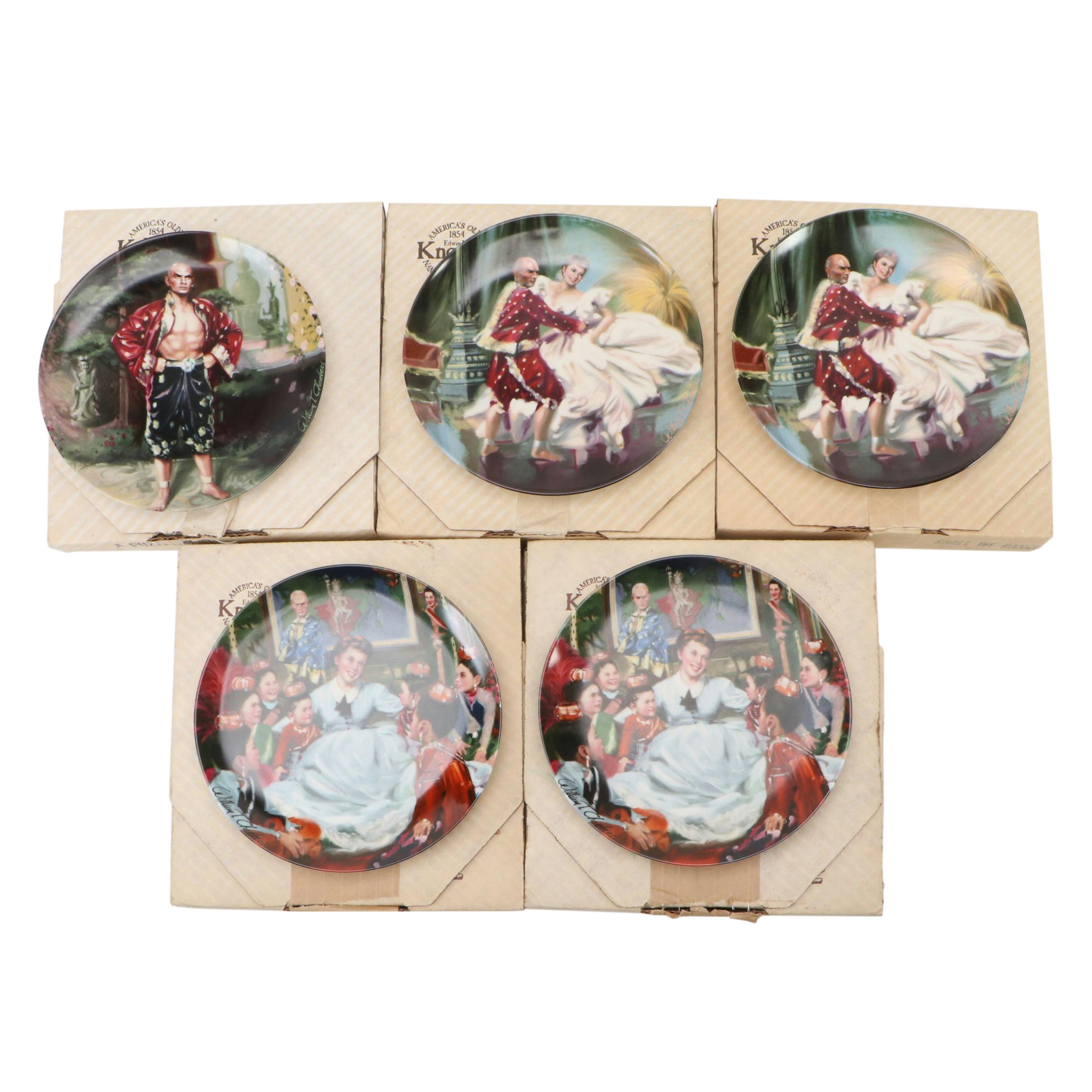 William Chambers "The King and I" Ceramic Collectors Plates