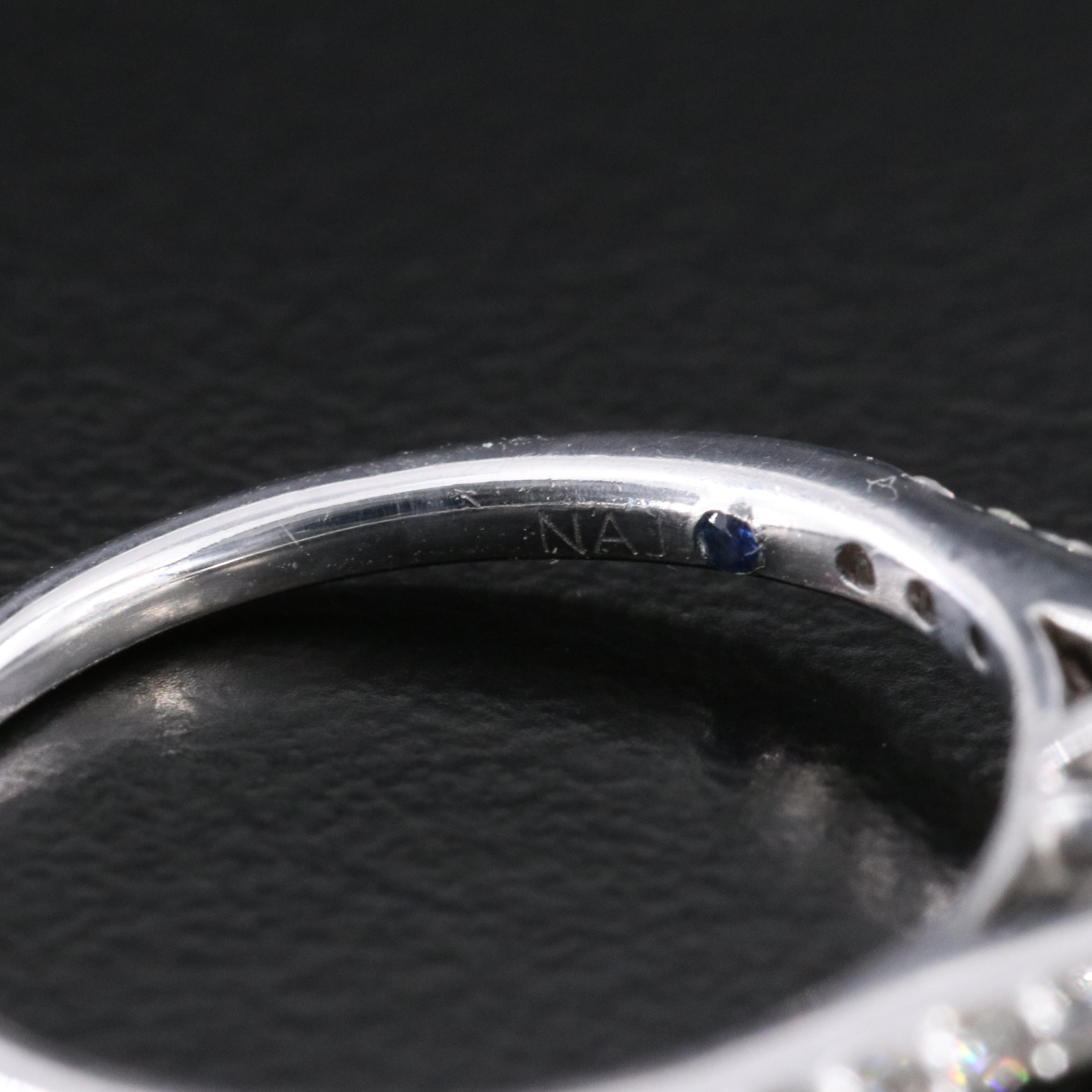 14K 1.28 CTW Diamond Ring with Lab Grown Center