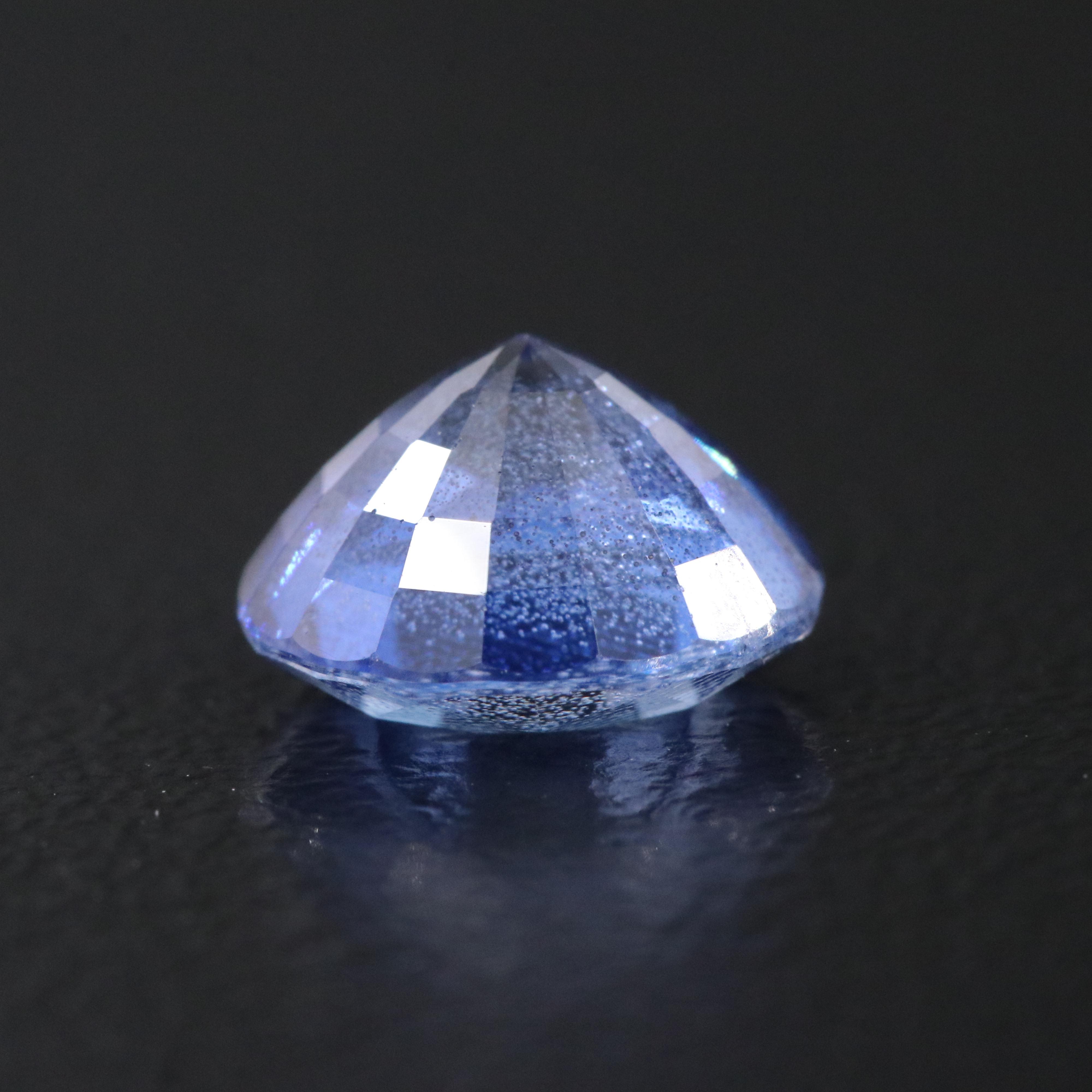 Loose 2.64 CT Lab Grown Sapphire