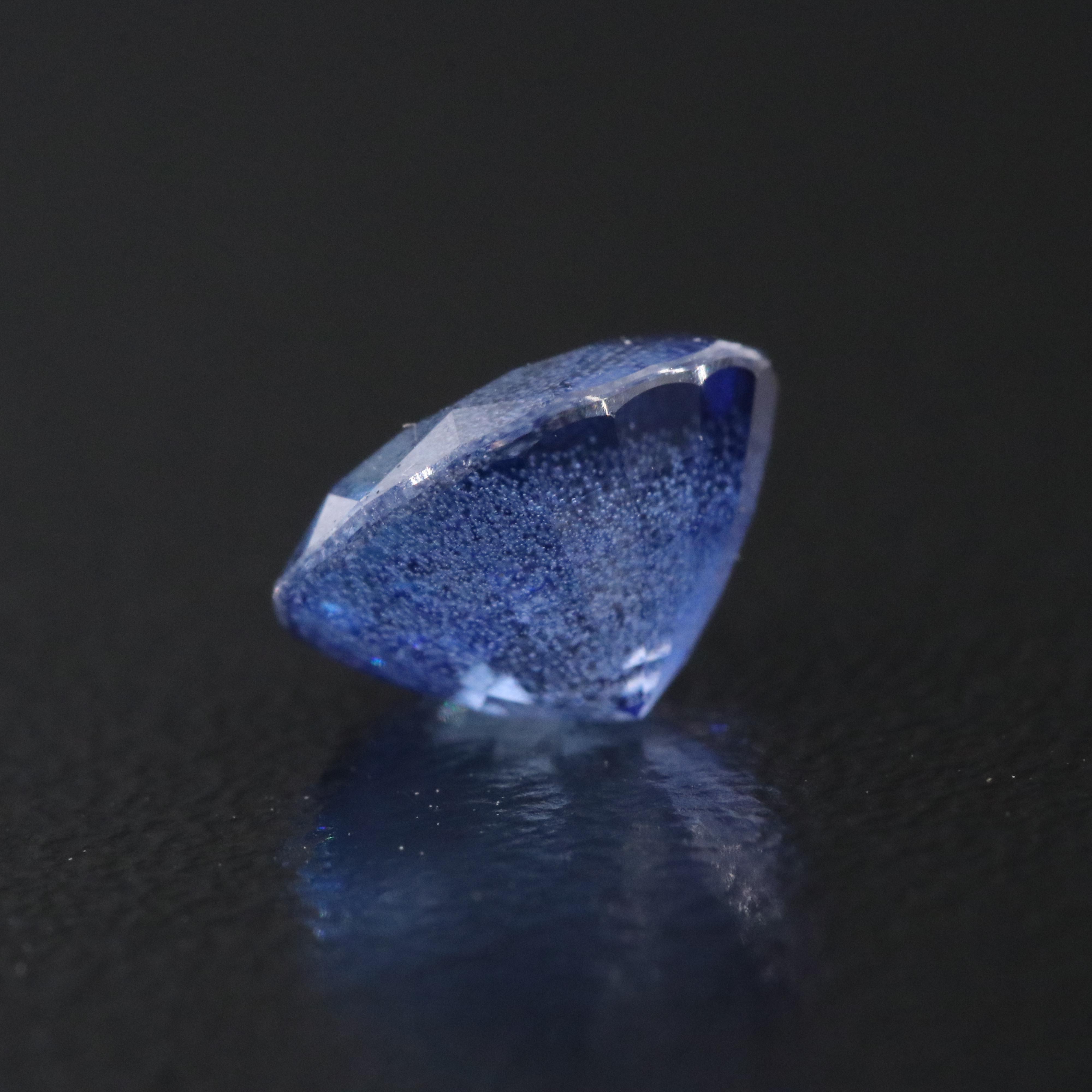 Loose 2.64 CT Lab Grown Sapphire