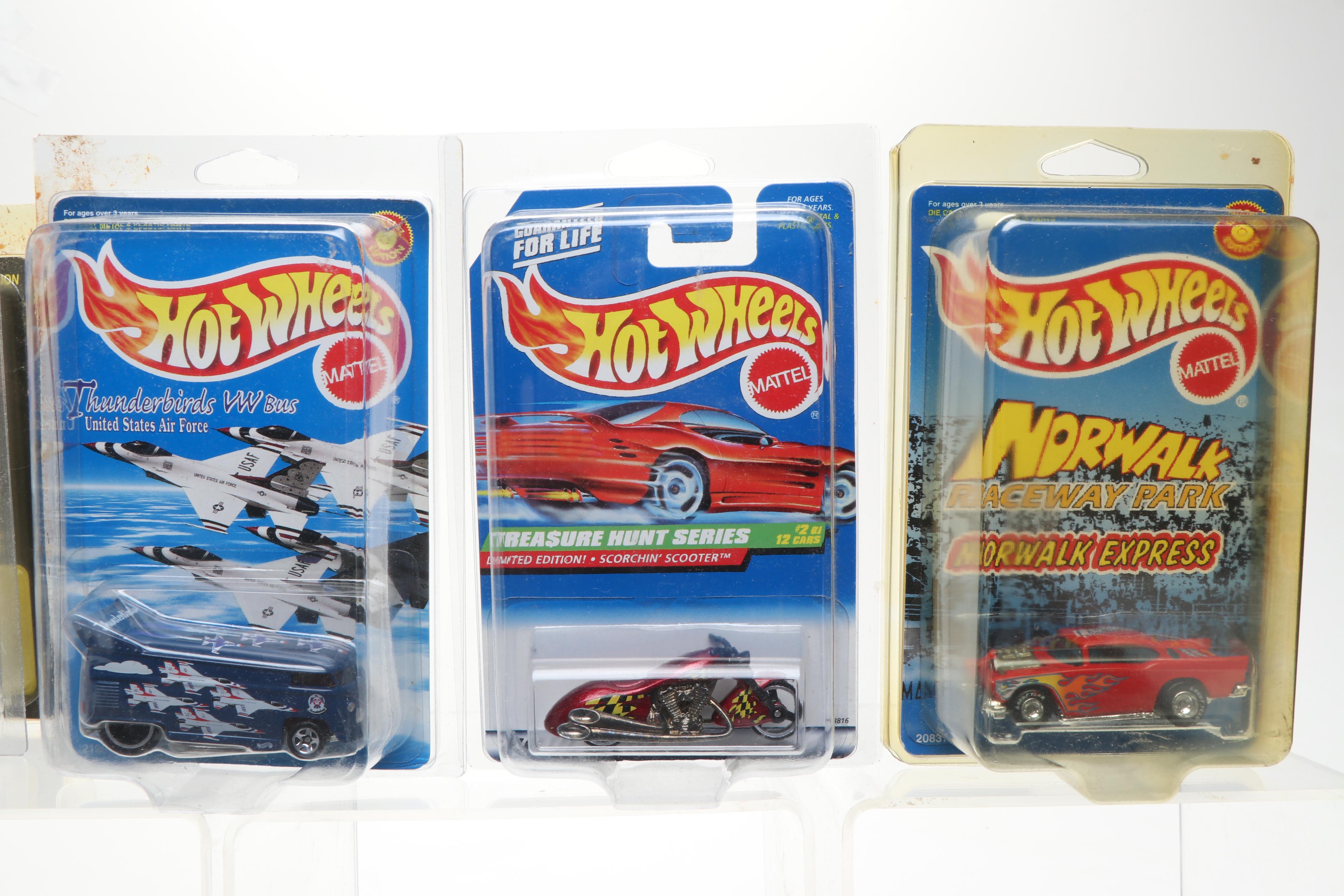 Hot Wheels "Blue Angels VW Bus," "Scorchin' Scooter" and More Toy Cars