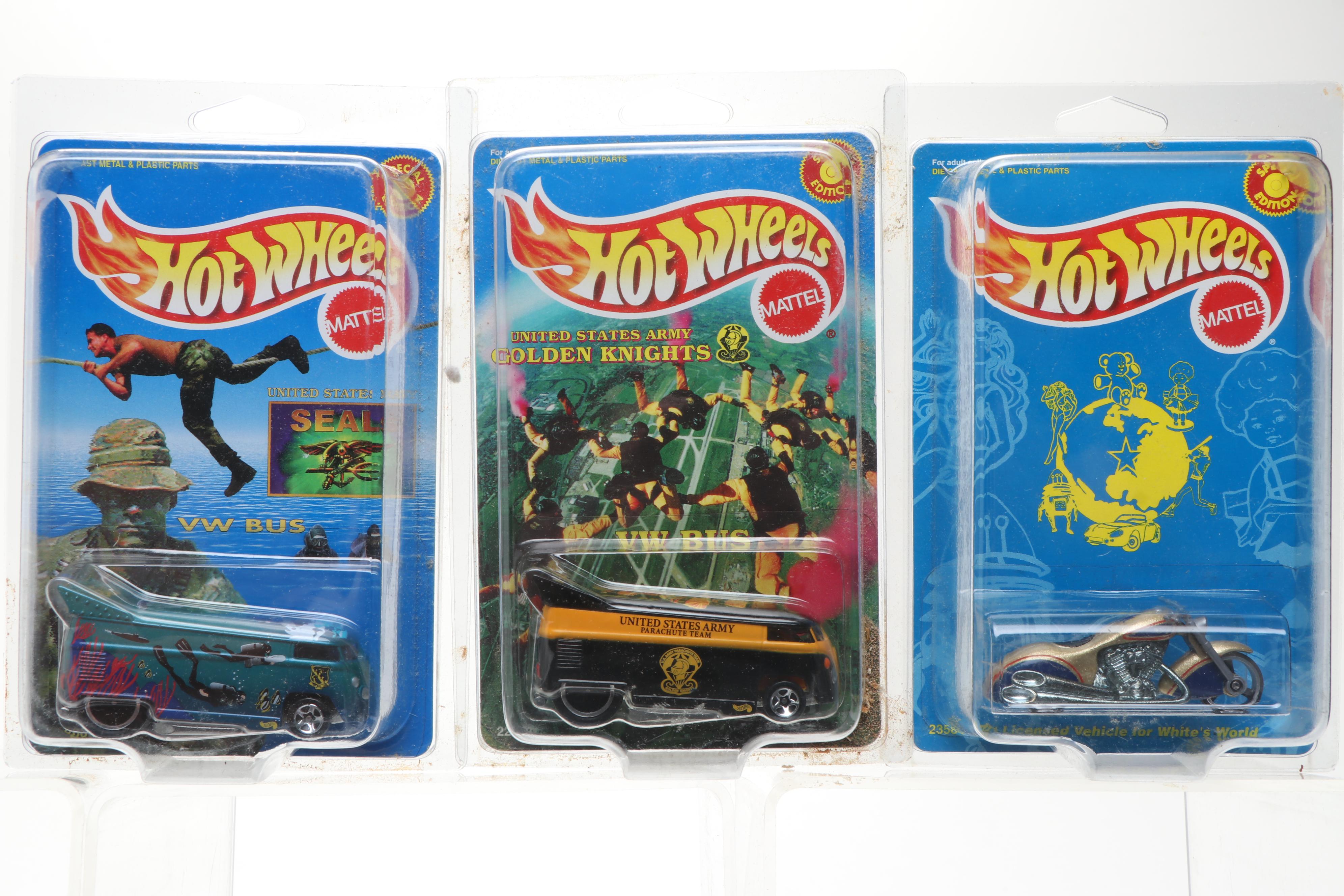 Hot Wheels "Blue Angels VW Bus," "Scorchin' Scooter" and More Toy Cars