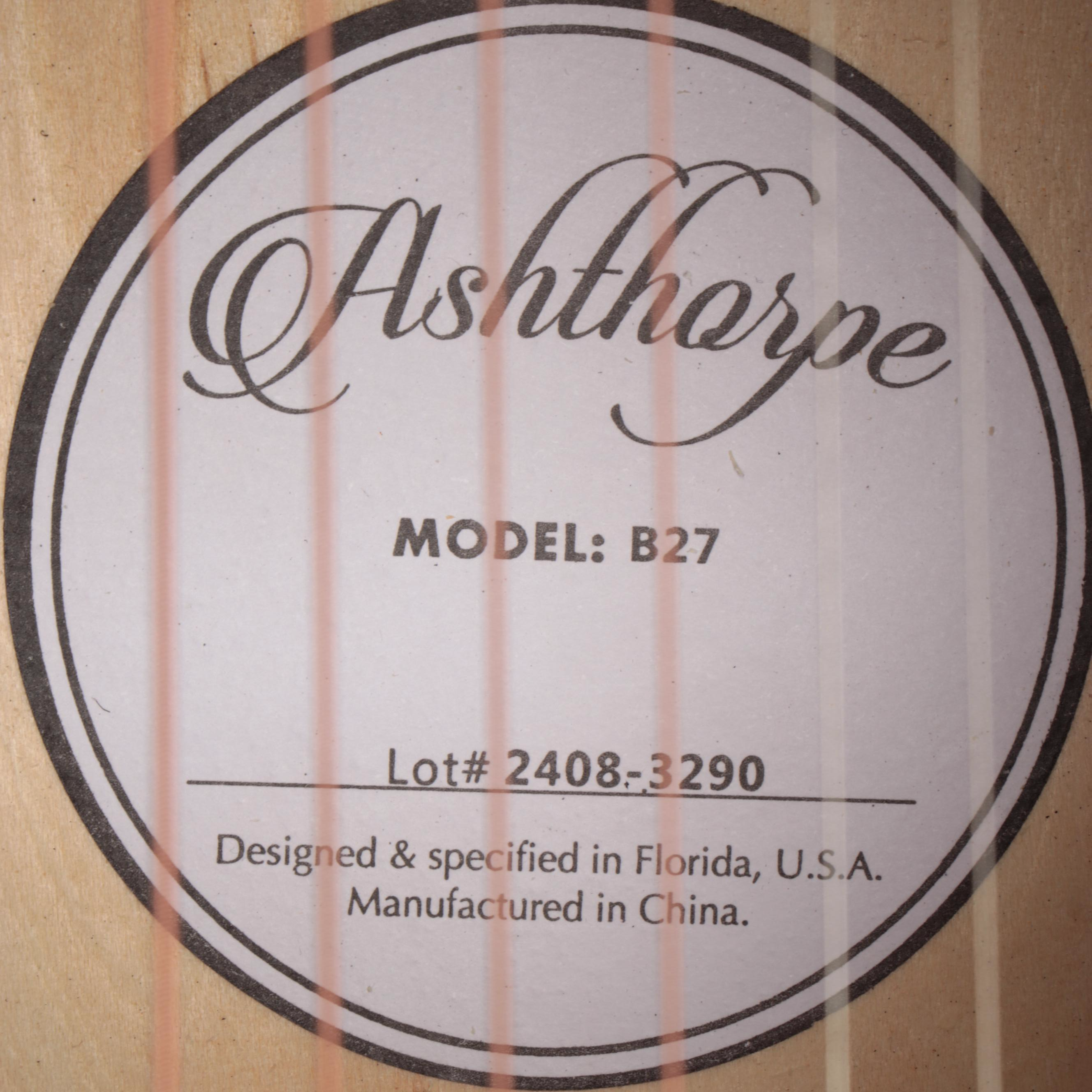 Taylor Swift Decal-Signed "The Eras Tour" Ashthorpe Acoustic Guitar, JSA