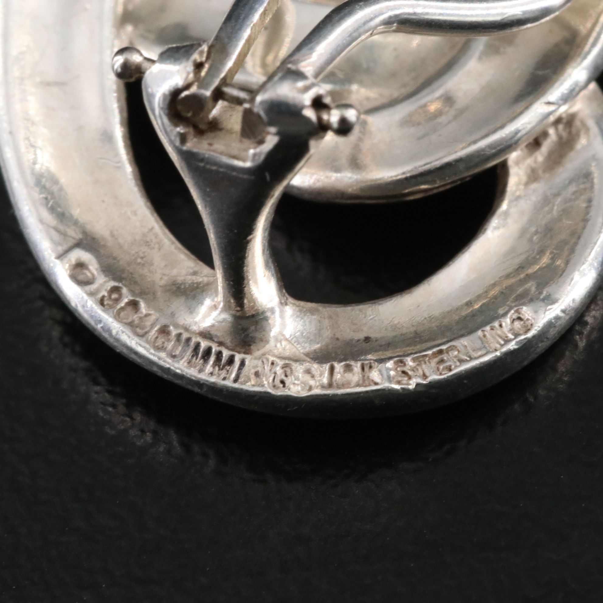 Angela Cummings for Tiffany & Co. Sterling Pretzel Clip Earrings