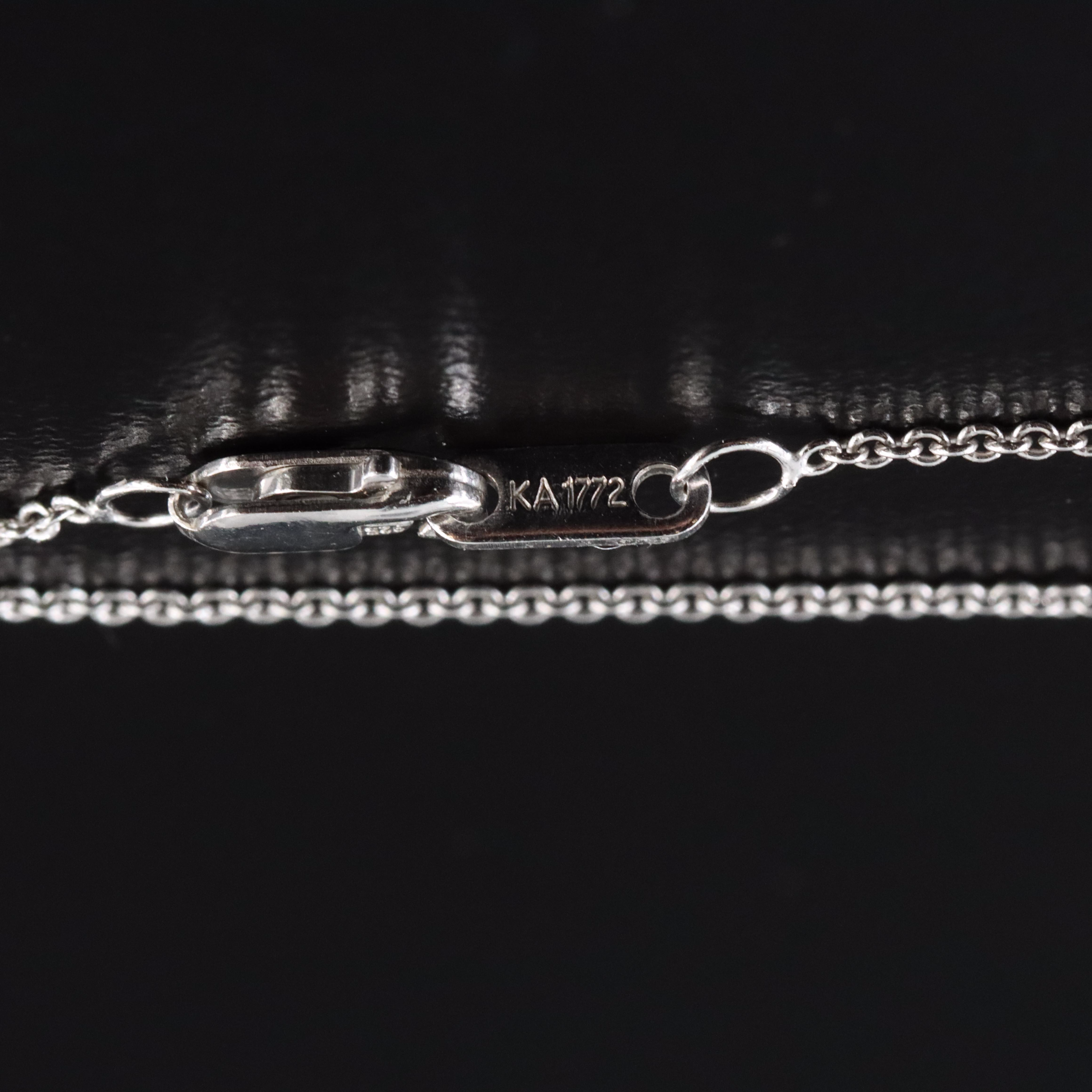 Sterling and Diamond Pendant Necklace Including Fancy Black Diamonds