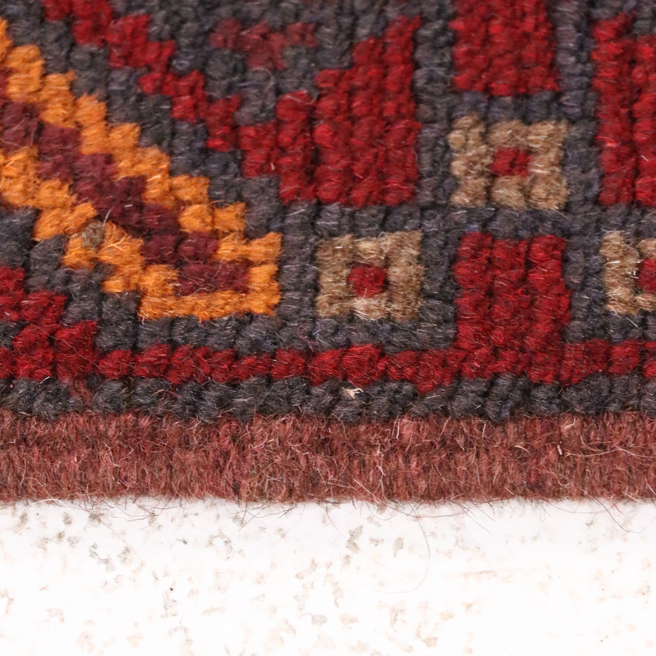 2'2 x 8'3 Handwoven Afghan Mashwani Carpet Runner