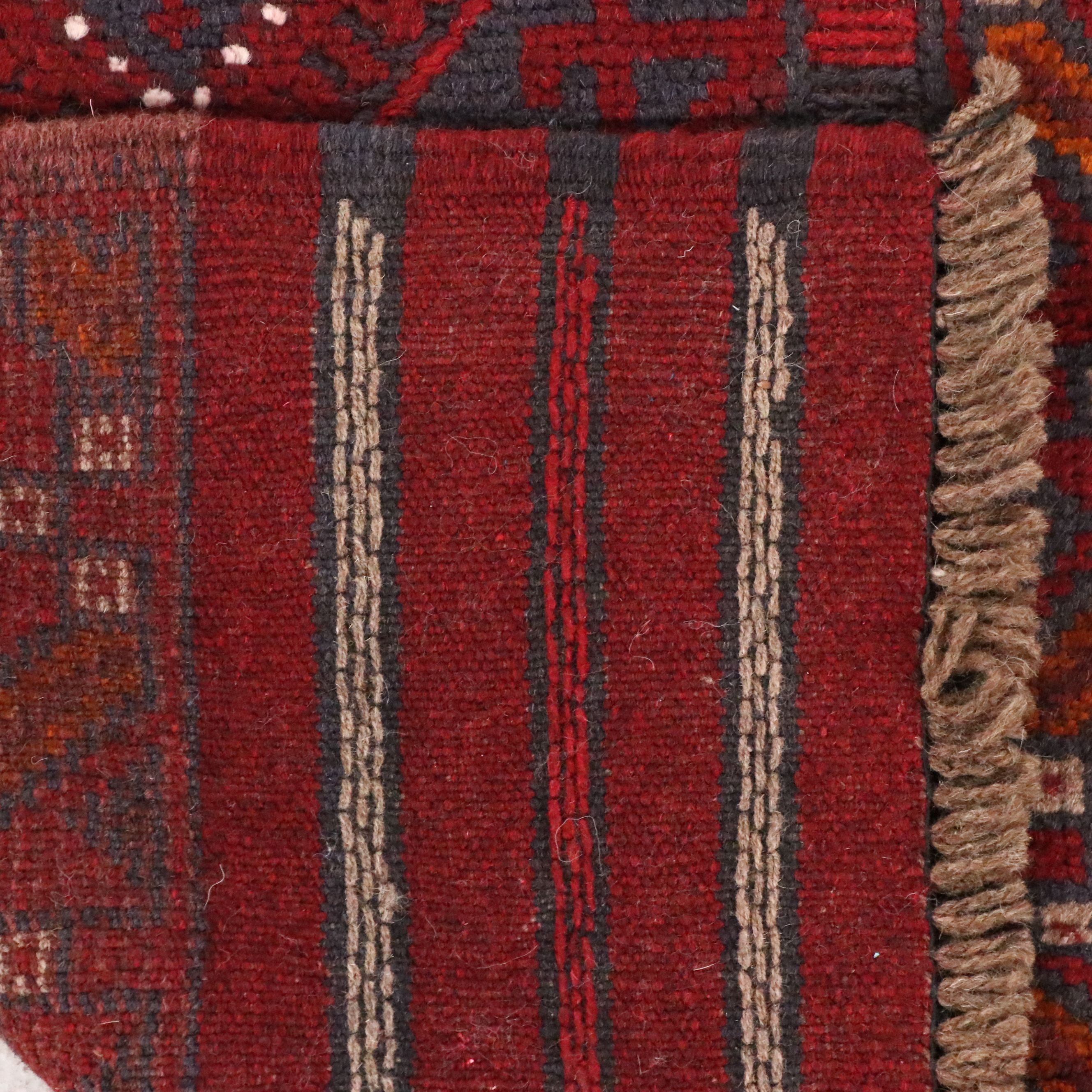 2'2 x 8'3 Handwoven Afghan Mashwani Carpet Runner