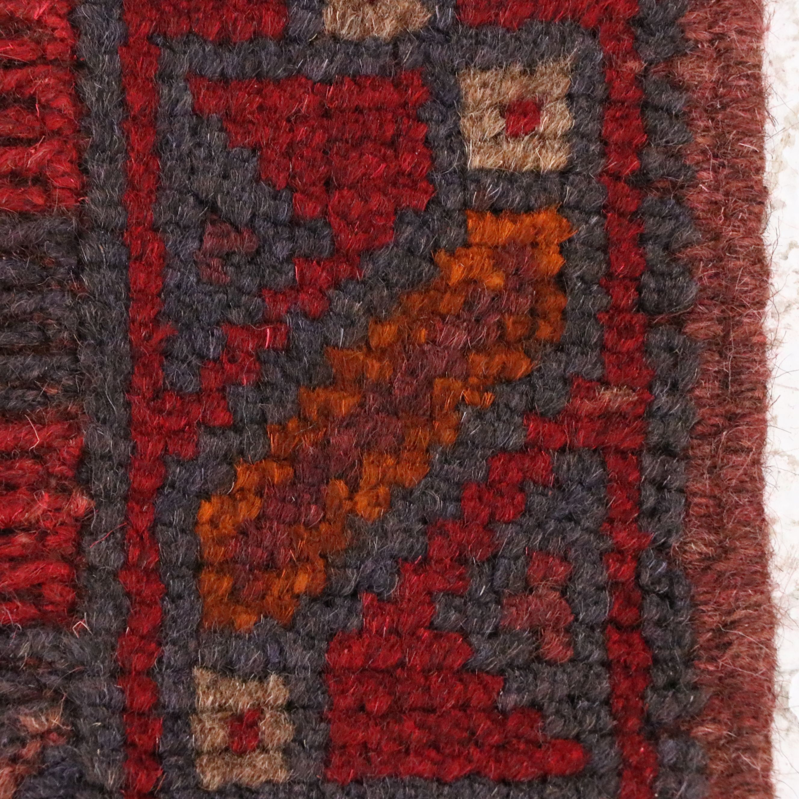 2'2 x 8'3 Handwoven Afghan Mashwani Carpet Runner