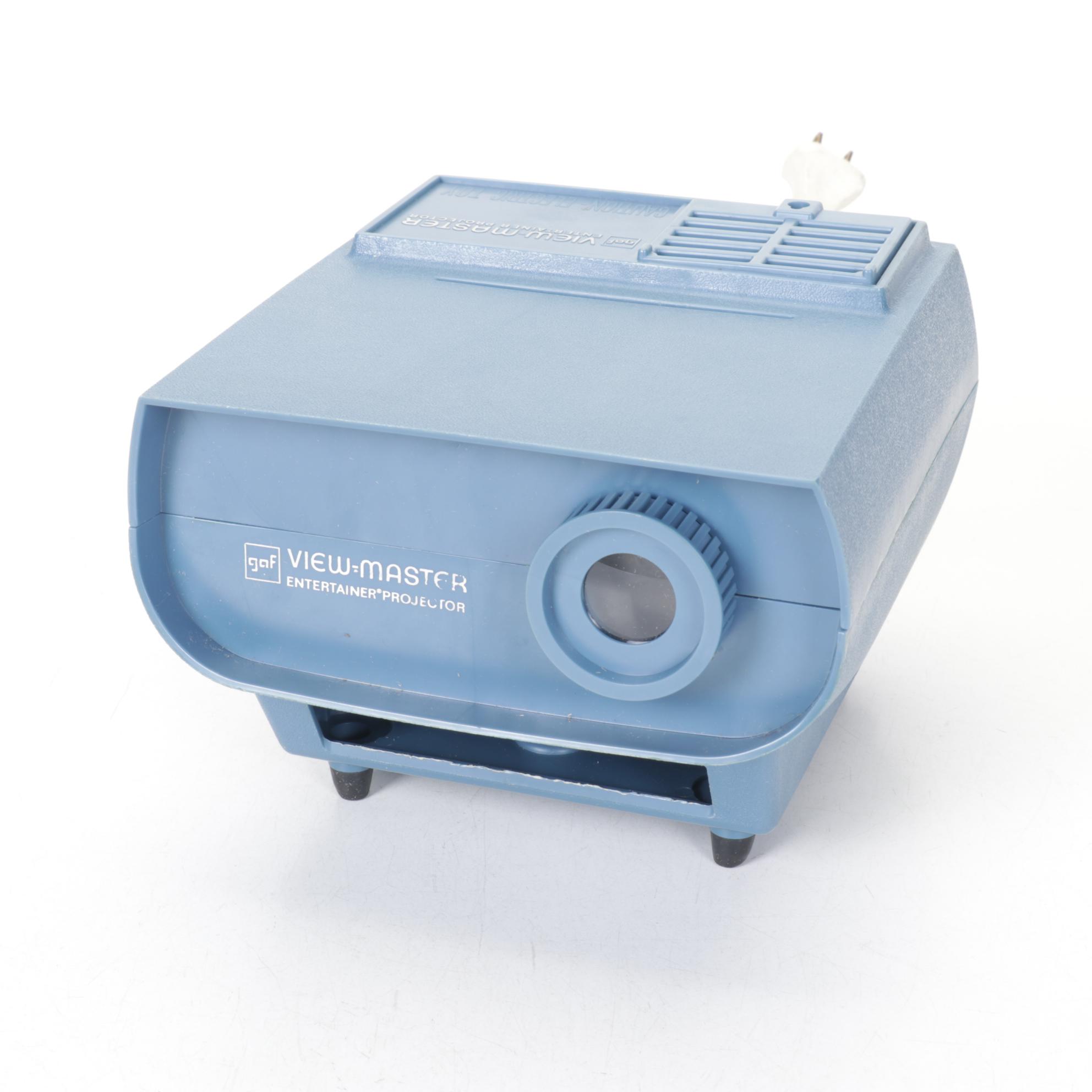 Gaf View-Master "Theatre in the Round" Projector and Stereoscope with Slides