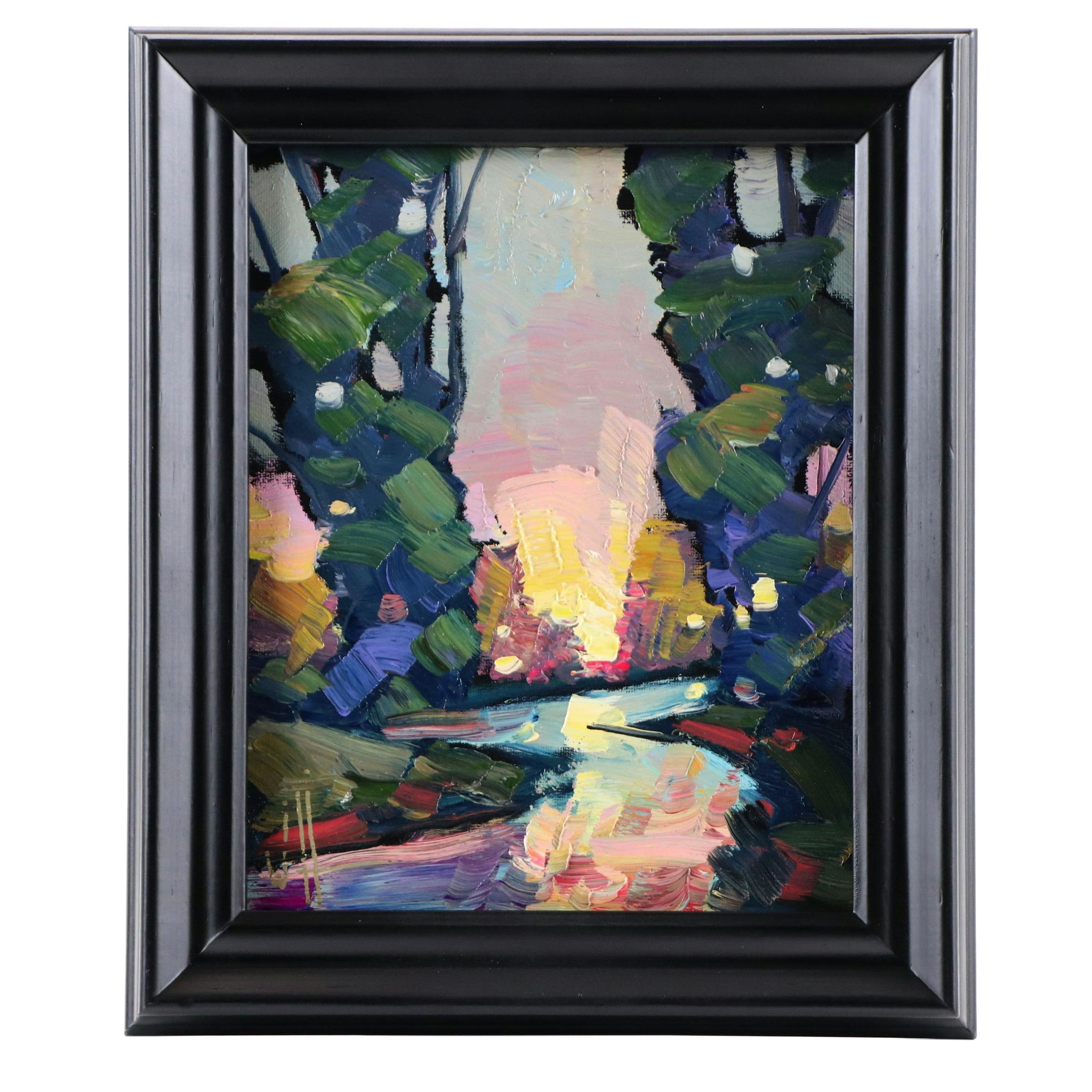 William Hawkins Landscape Oil Painting, 2025